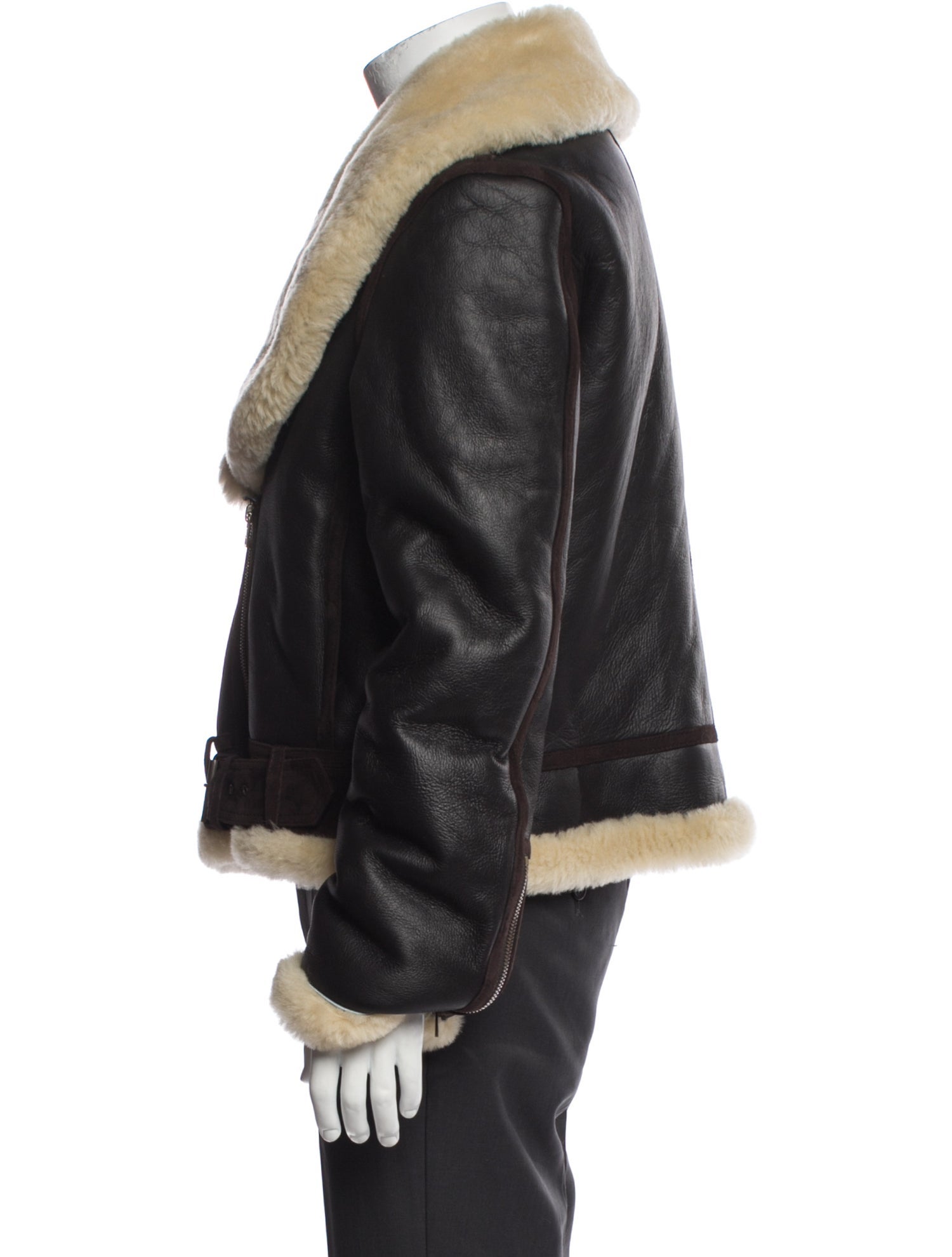 J.W. Anderson Leather Colorblock Pattern Moto Jacket w/ Tags