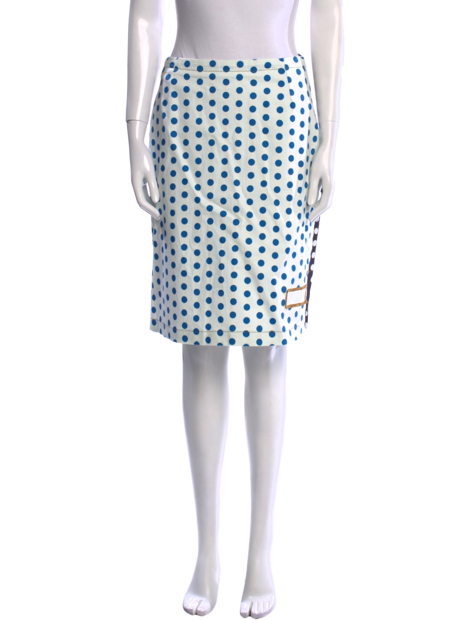 J.W. Anderson Polka Dot Print Knee-Length Skirt