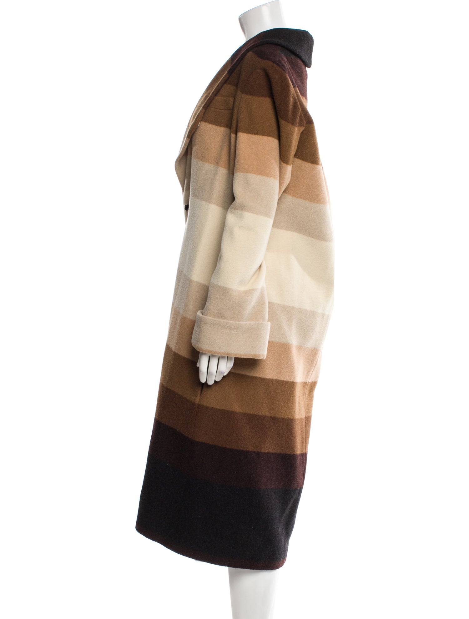 J.W. Anderson Virgin Wool Plaid Print Coat