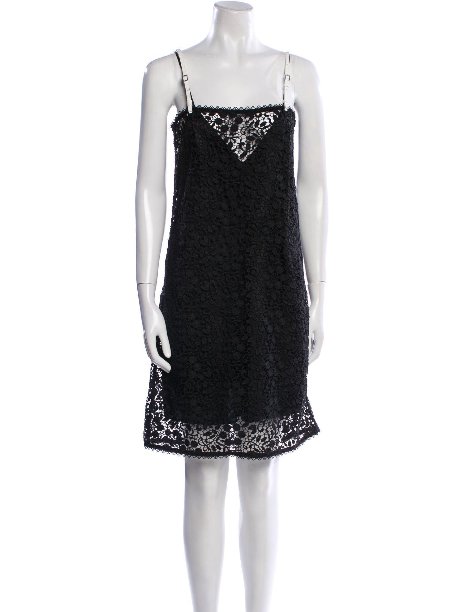 J.W. Anderson Square Neckline Knee-Length Dress