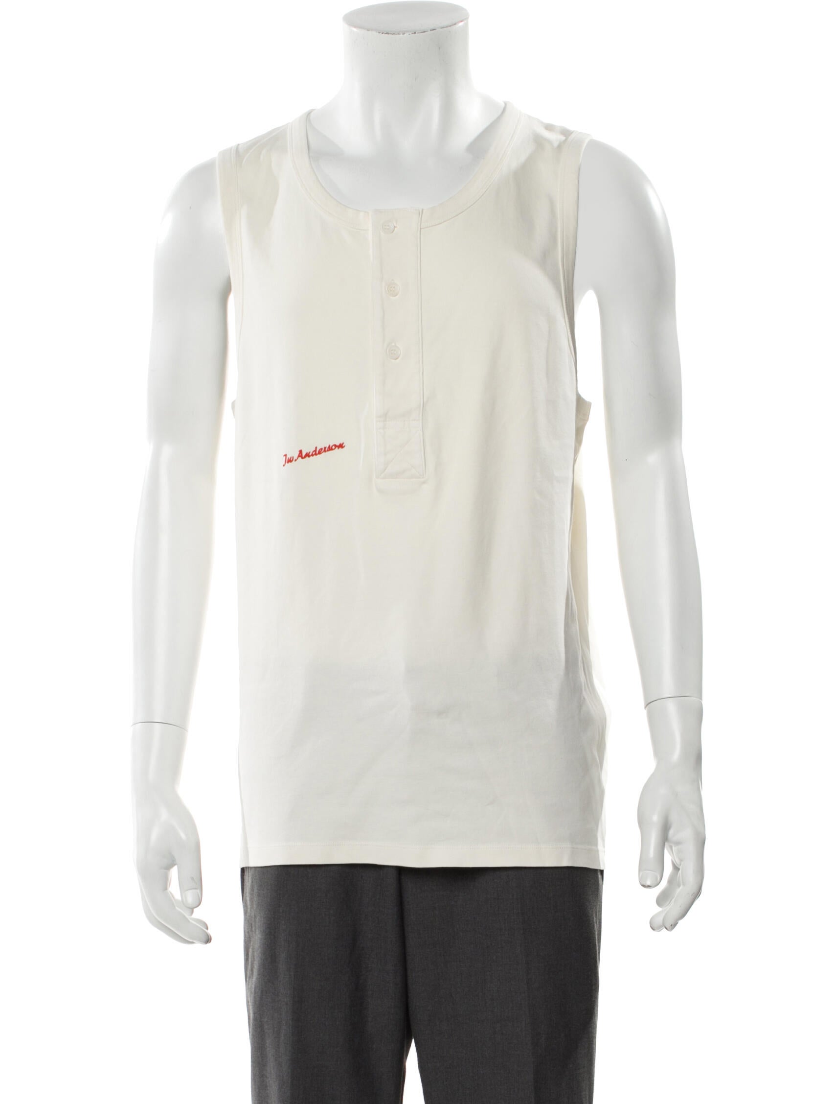 J.W. Anderson Graphic Print Scoop Neck Tank w/ Tags