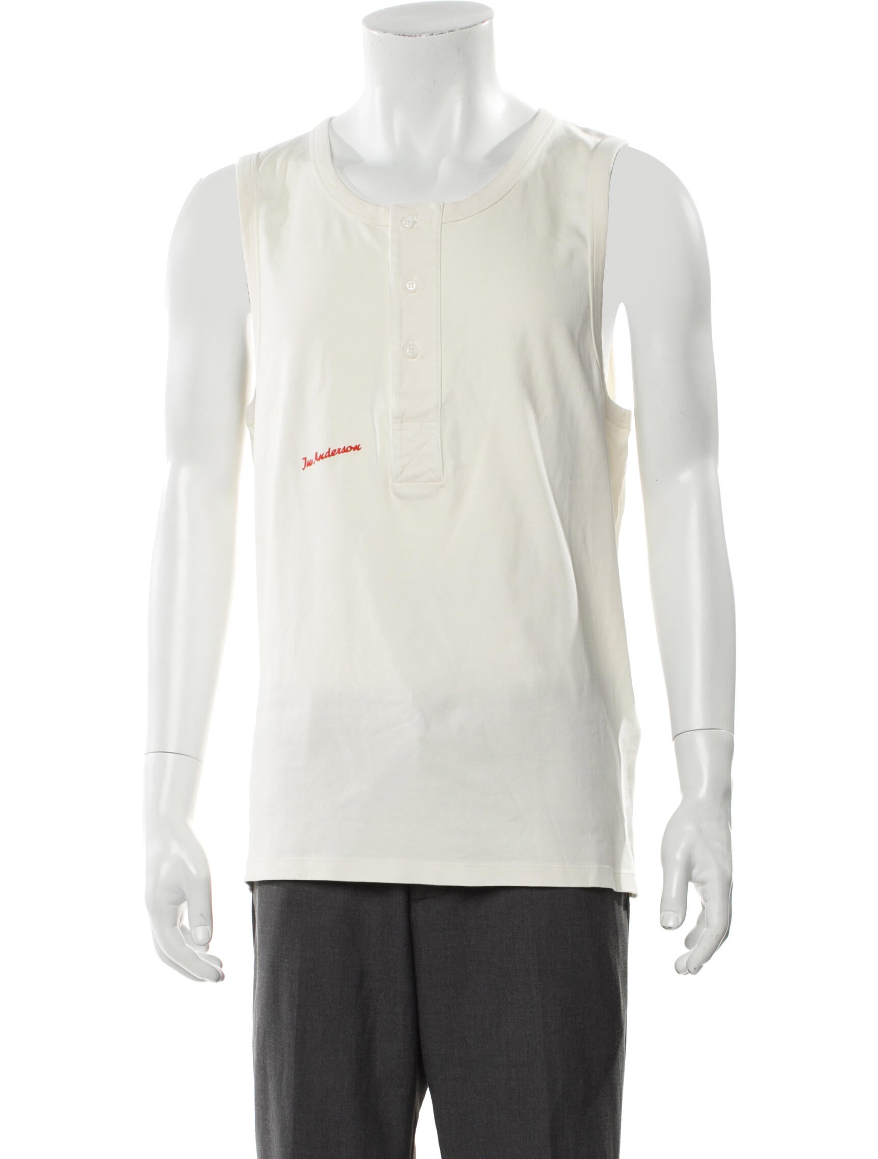 J.W. Anderson Graphic Print Scoop Neck Tank w/ Tags