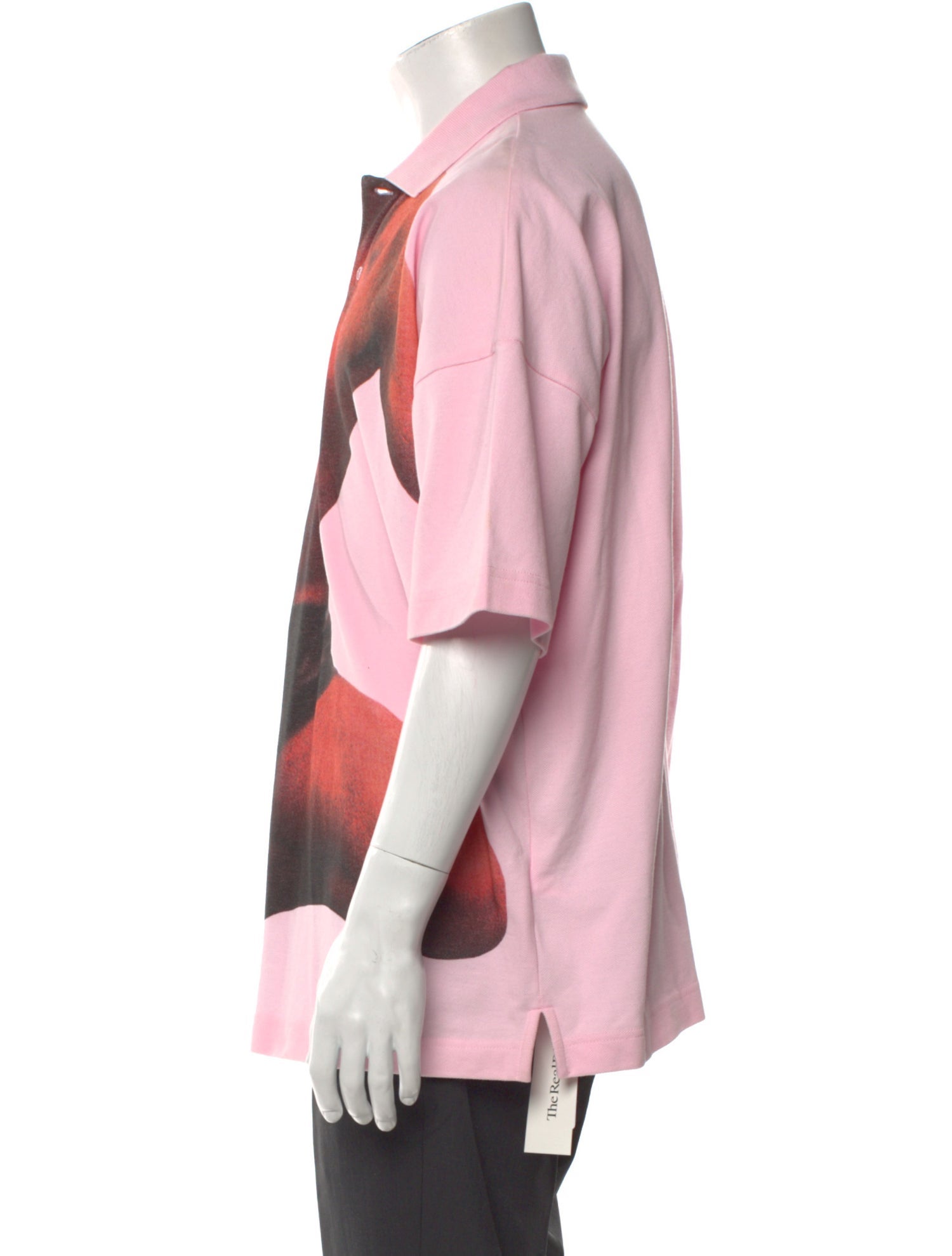 J.W. Anderson Colorblock Pattern Crew Neck Polo Shirt