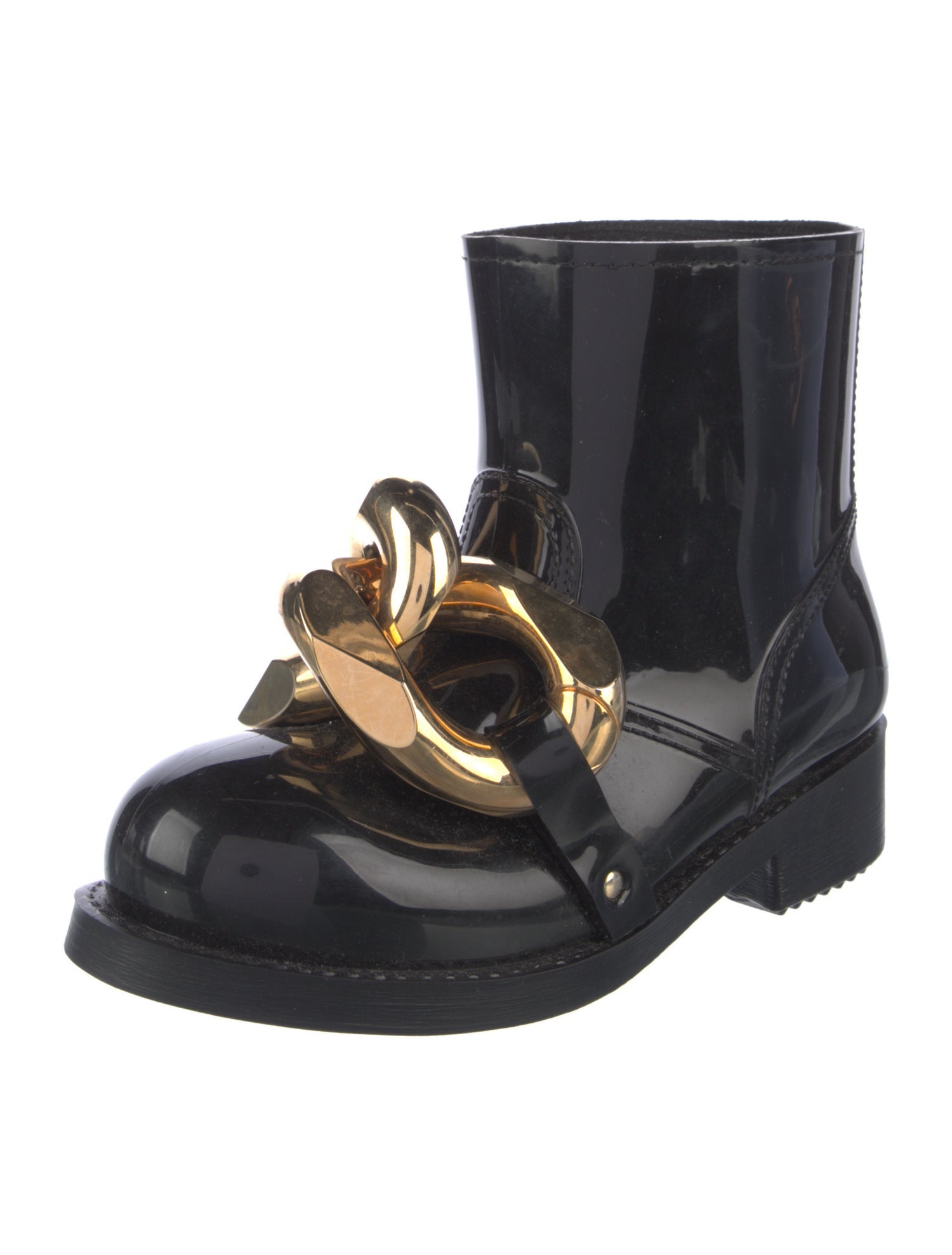 J.W. Anderson Rubber Chain-Link Accents Rain Boots