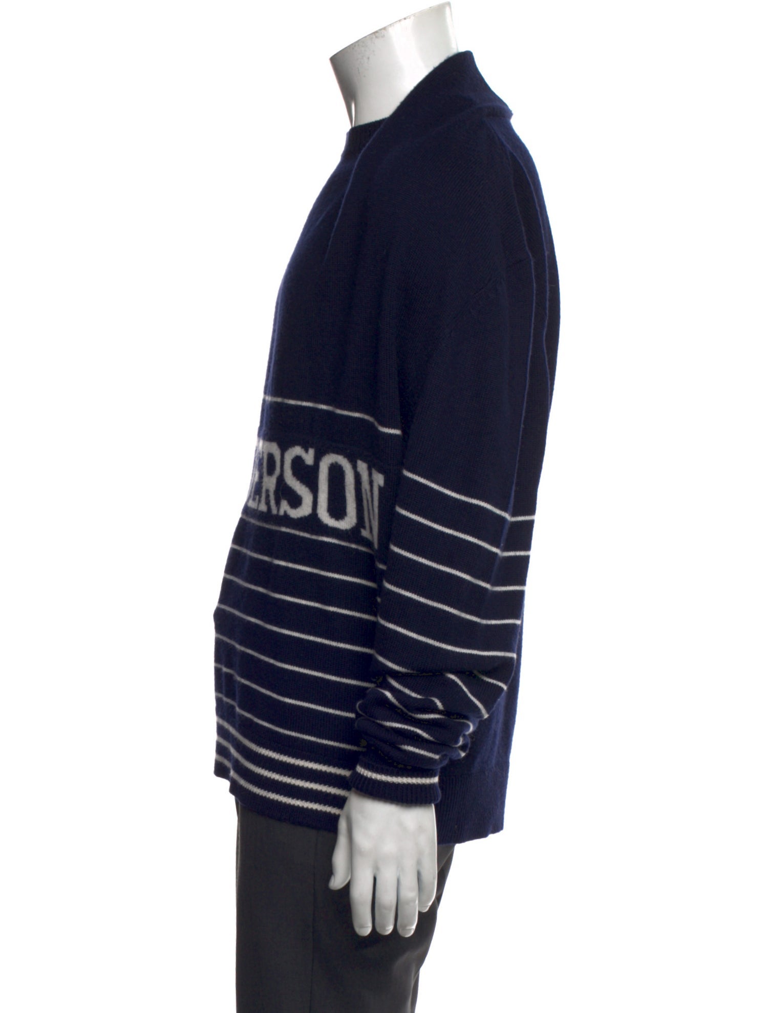 J.W. Anderson Merino Wool Graphic Print Pullover
