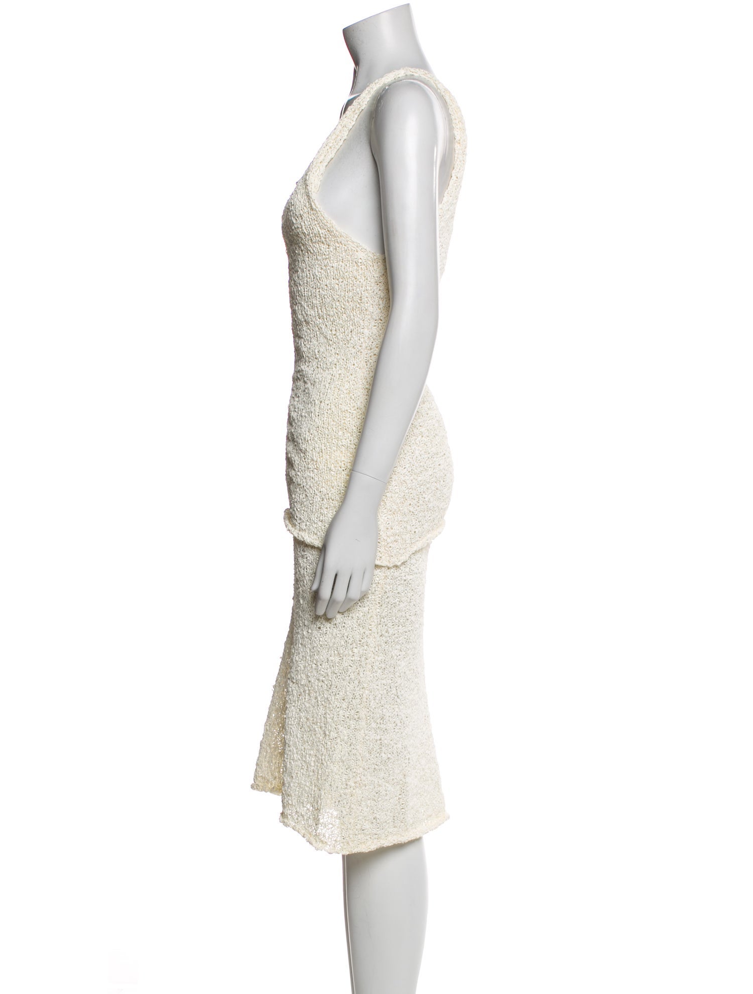 J.W. Anderson Scoop Neck Long Dress