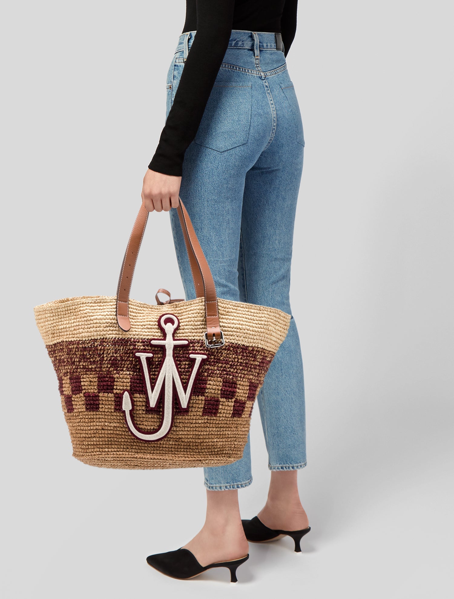 J.W. Anderson Raffia Shoulder Bag