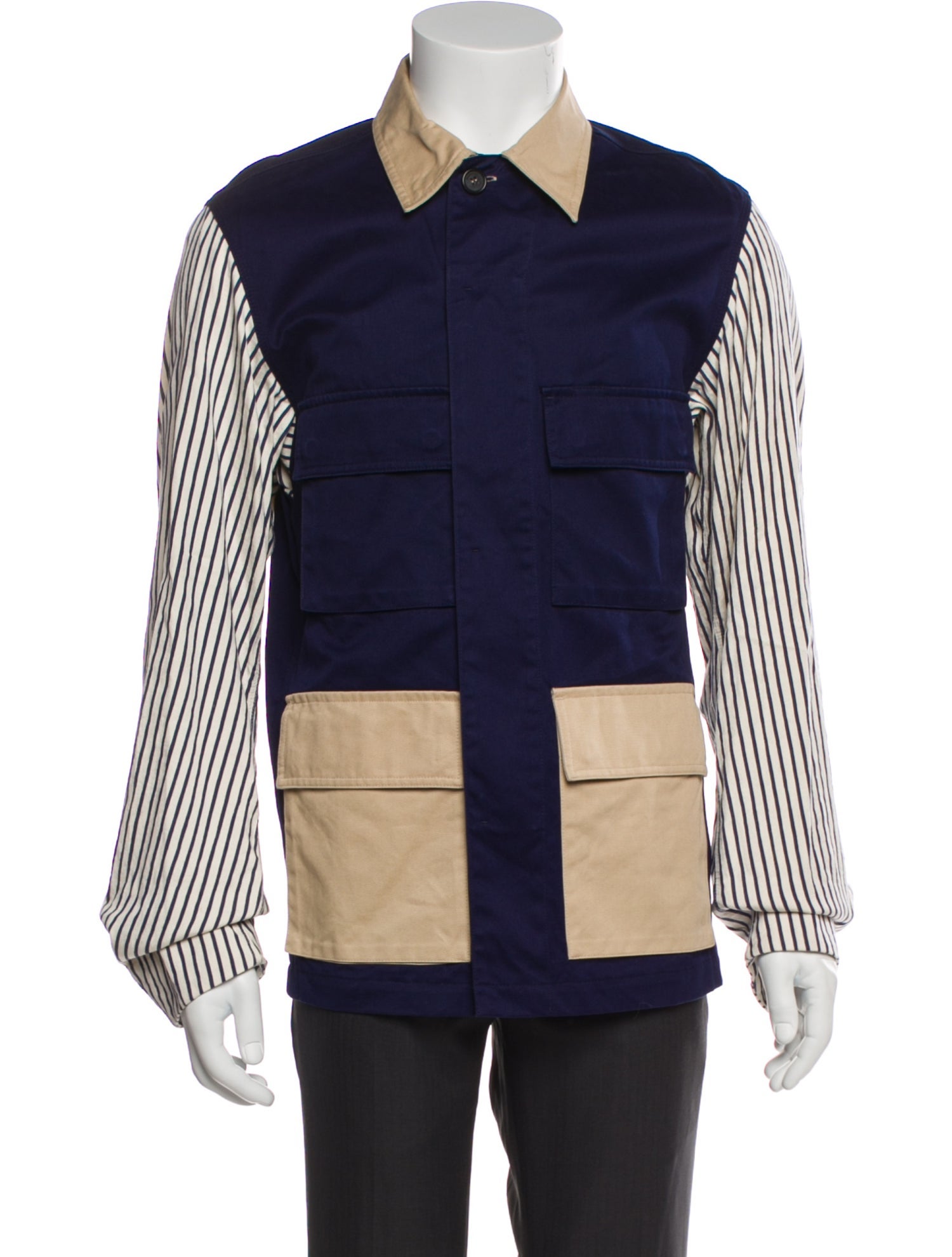 J.W. Anderson Striped Bomber Jacket