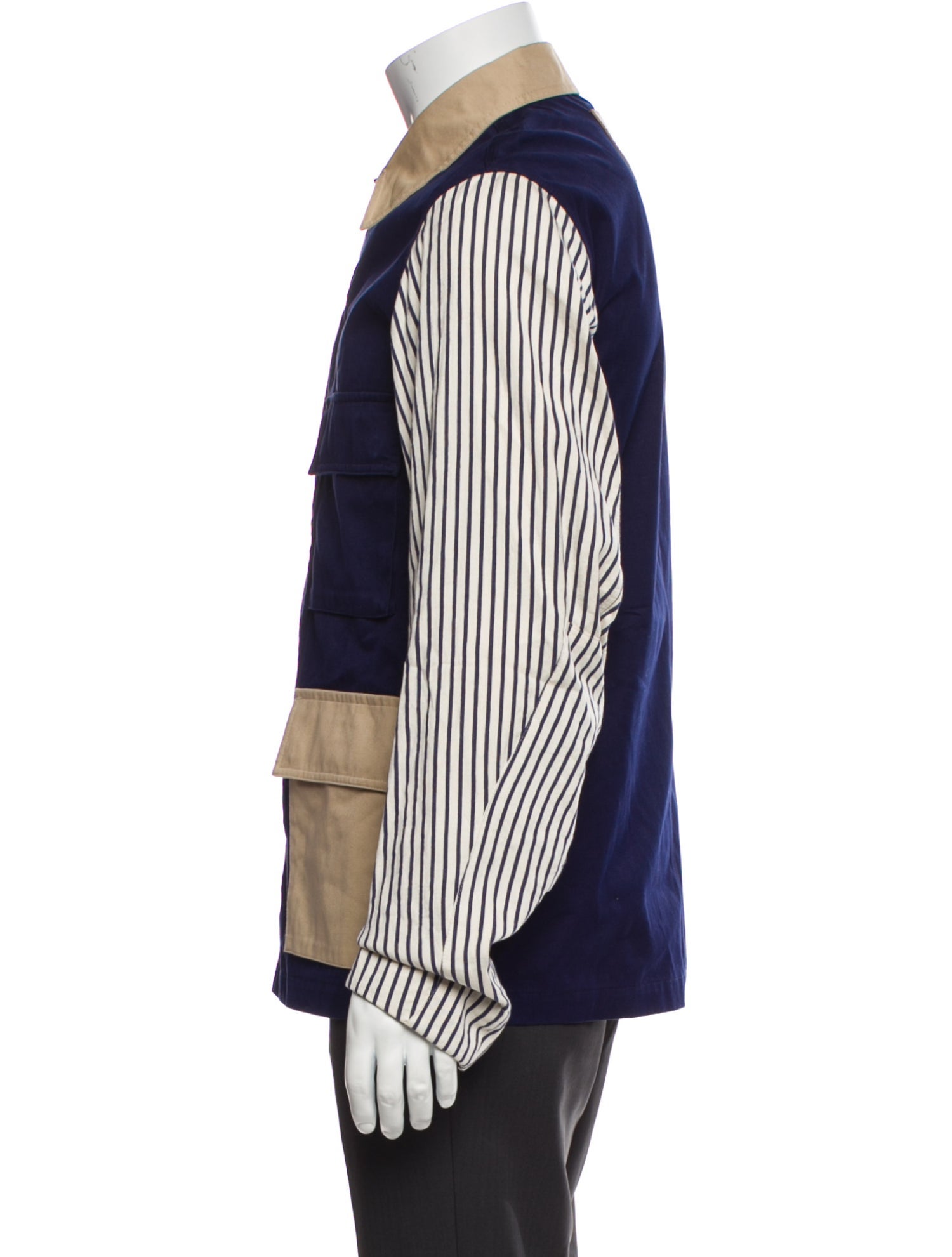 J.W. Anderson Striped Bomber Jacket