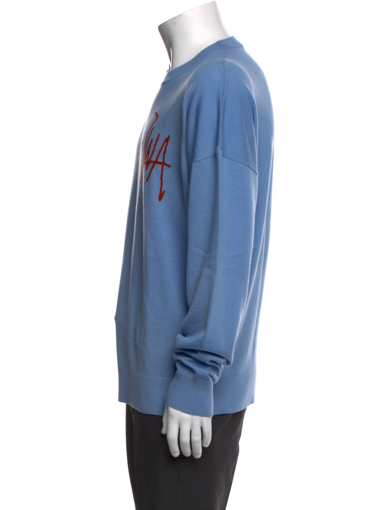 J.W. Anderson Merino Wool Graphic Print Pullover