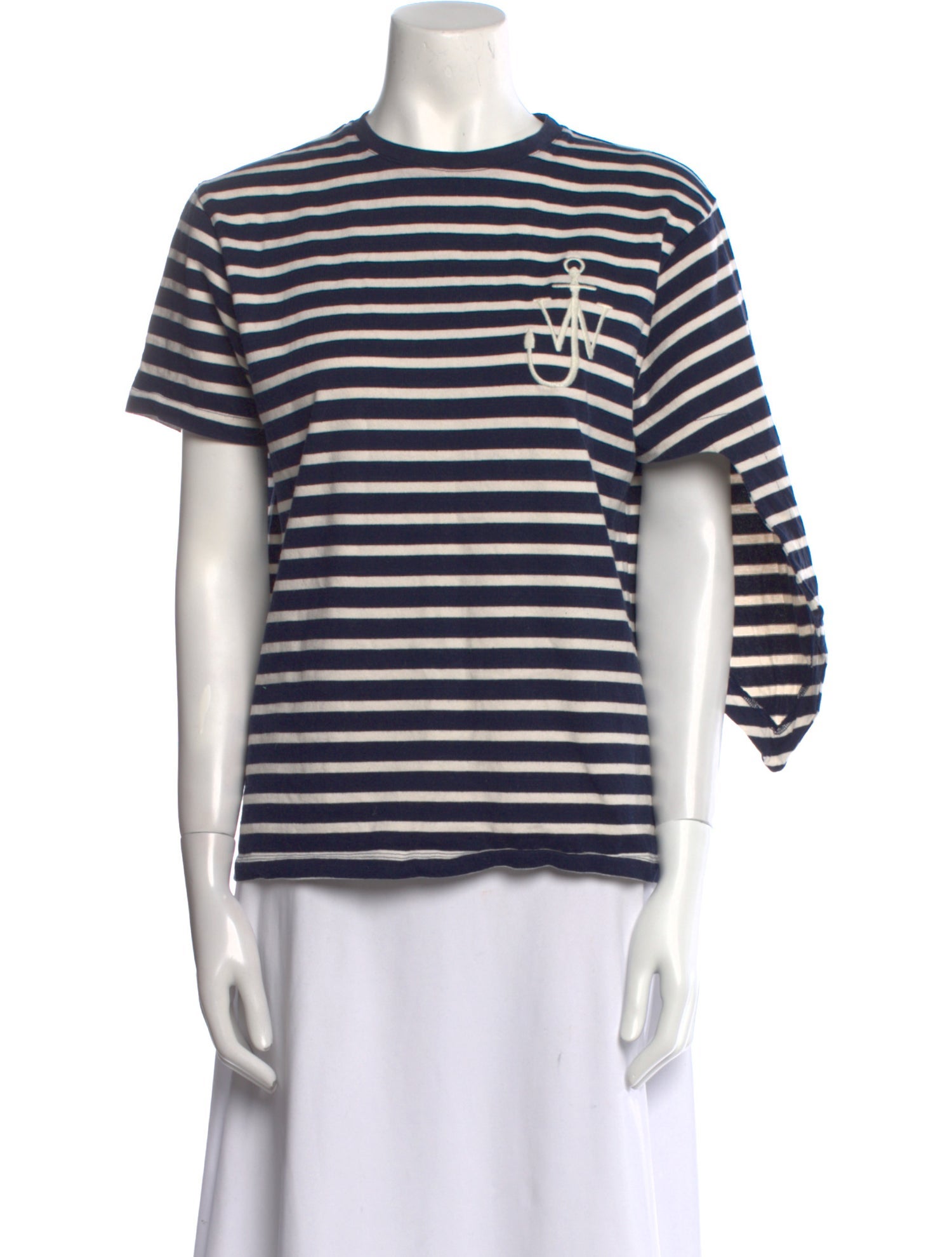 J.W. Anderson Striped Crew Neck T-Shirt