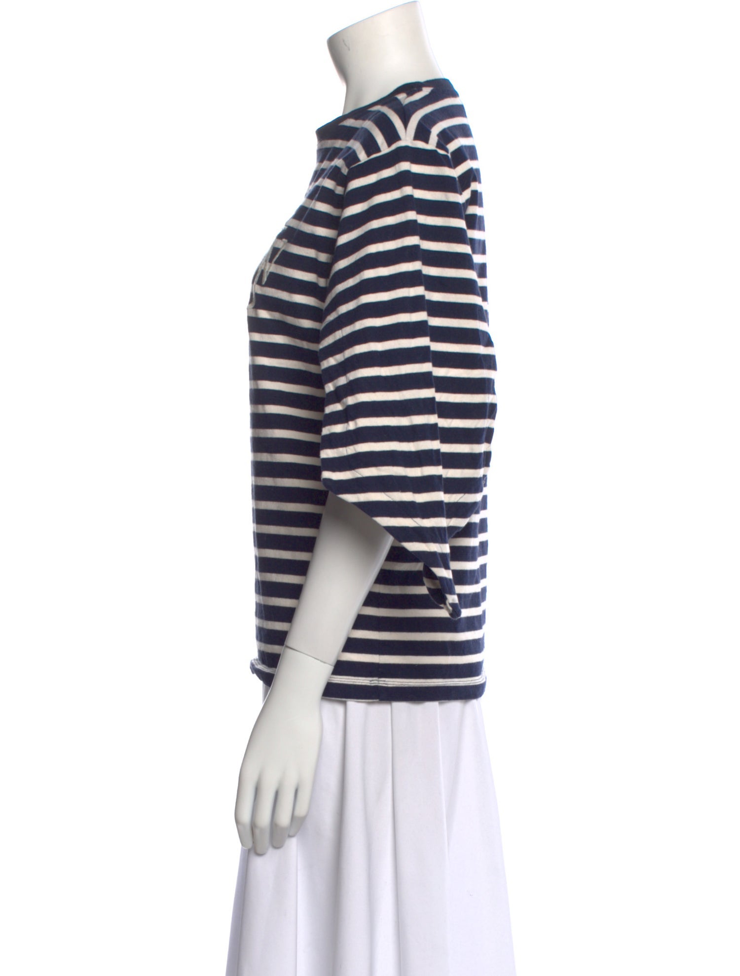 J.W. Anderson Striped Crew Neck T-Shirt