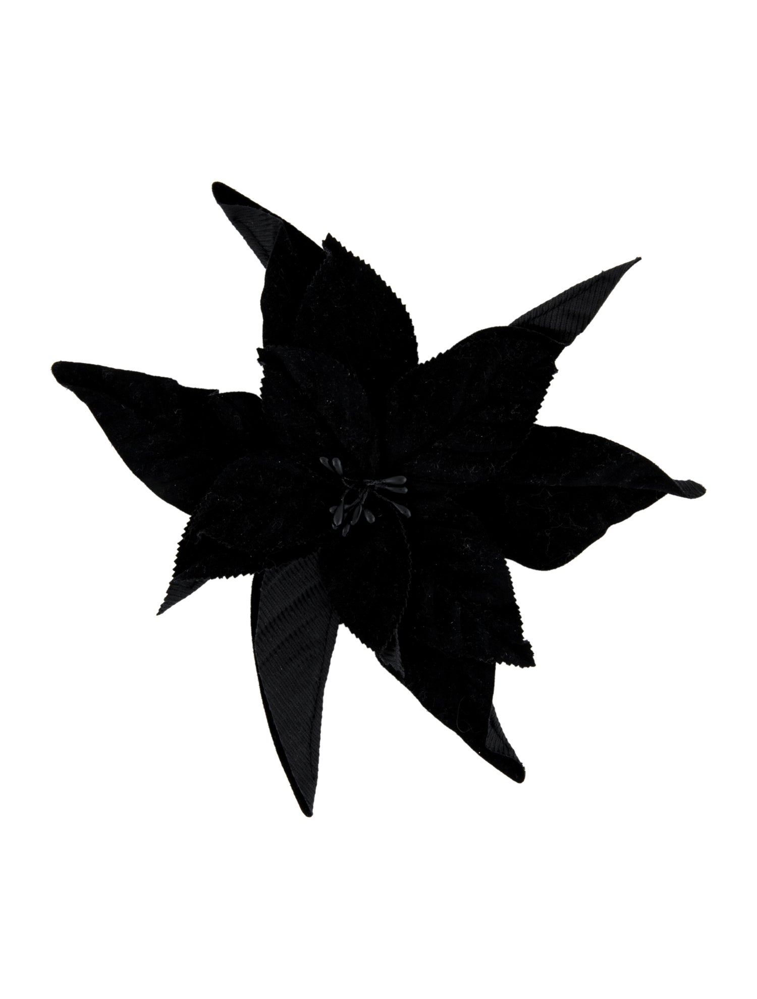 J.W. Anderson Velvet Poinsettia Brooch Pin