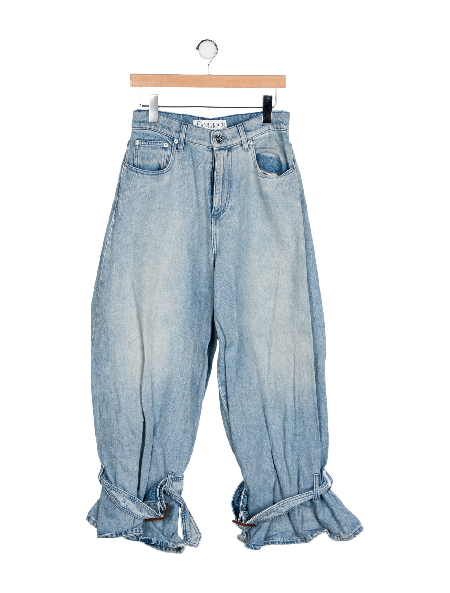 J.W. Anderson High-Rise Wide Leg Jeans