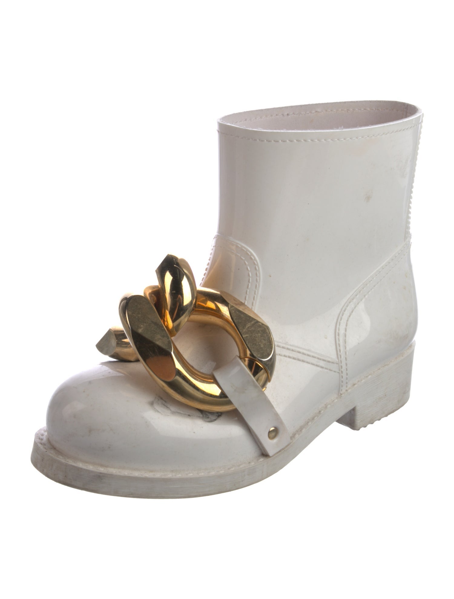 J.W. Anderson Rubber Chain-Link Accents Rain Boots
