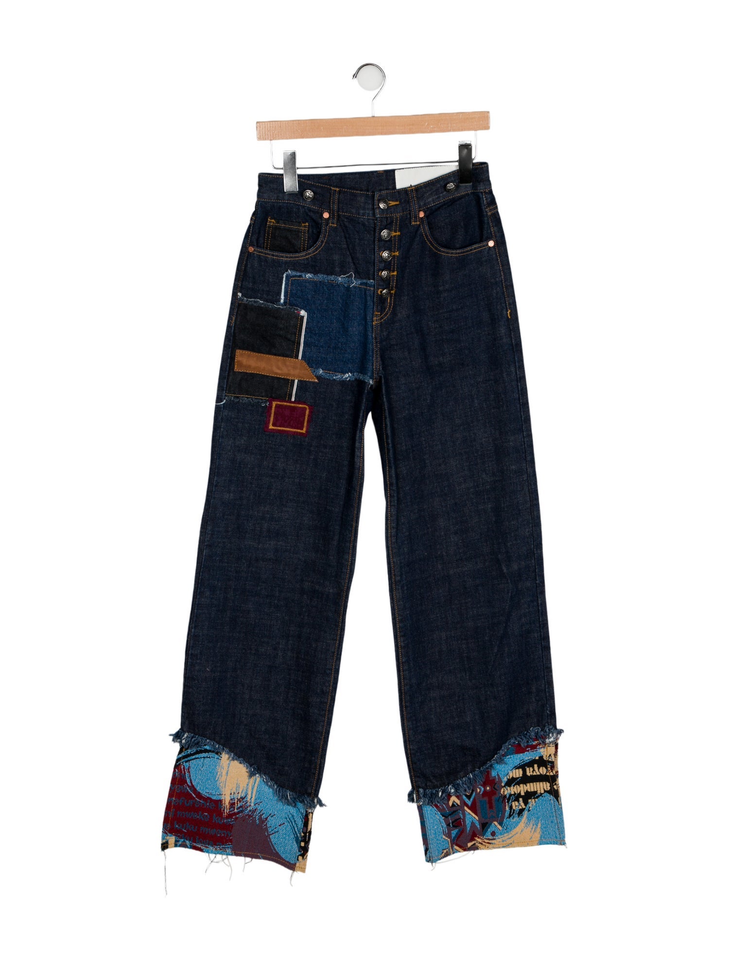 J.W. Anderson Mid-Rise Wide Leg Jeans