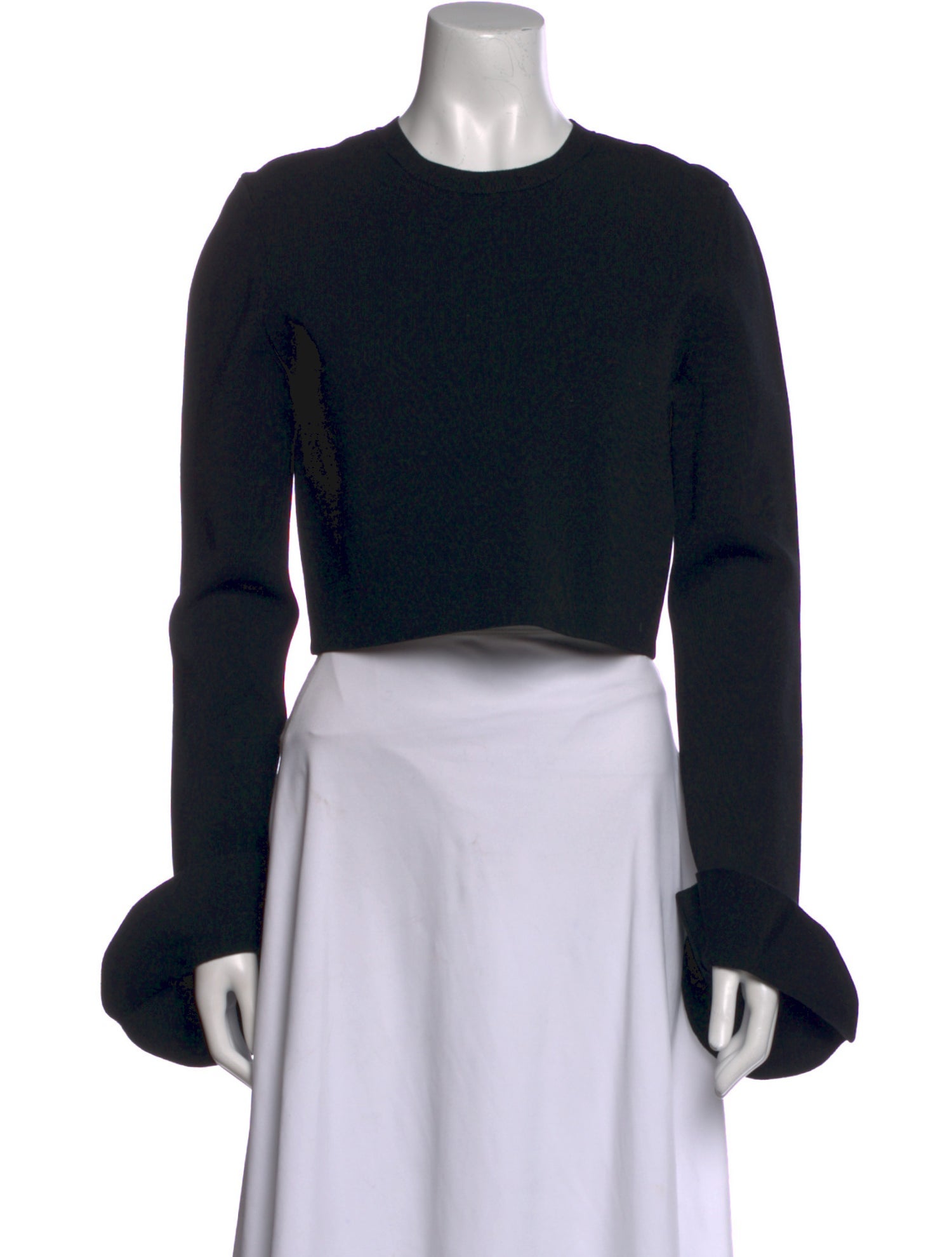 J.W. Anderson Crew Neck Long Sleeve Crop Top w/ Tags