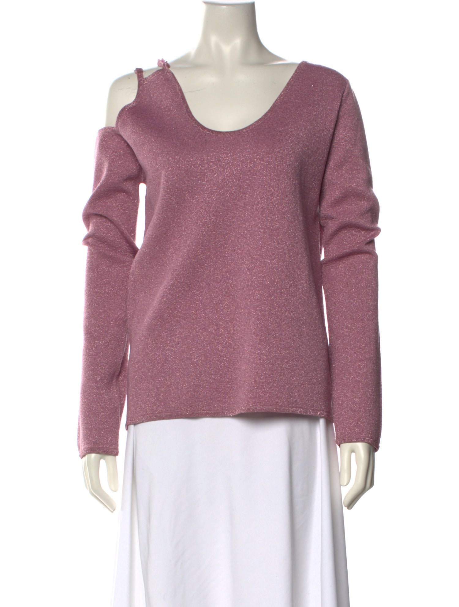 J.W. Anderson Scoop Neck Long Sleeve Sweatshirt
