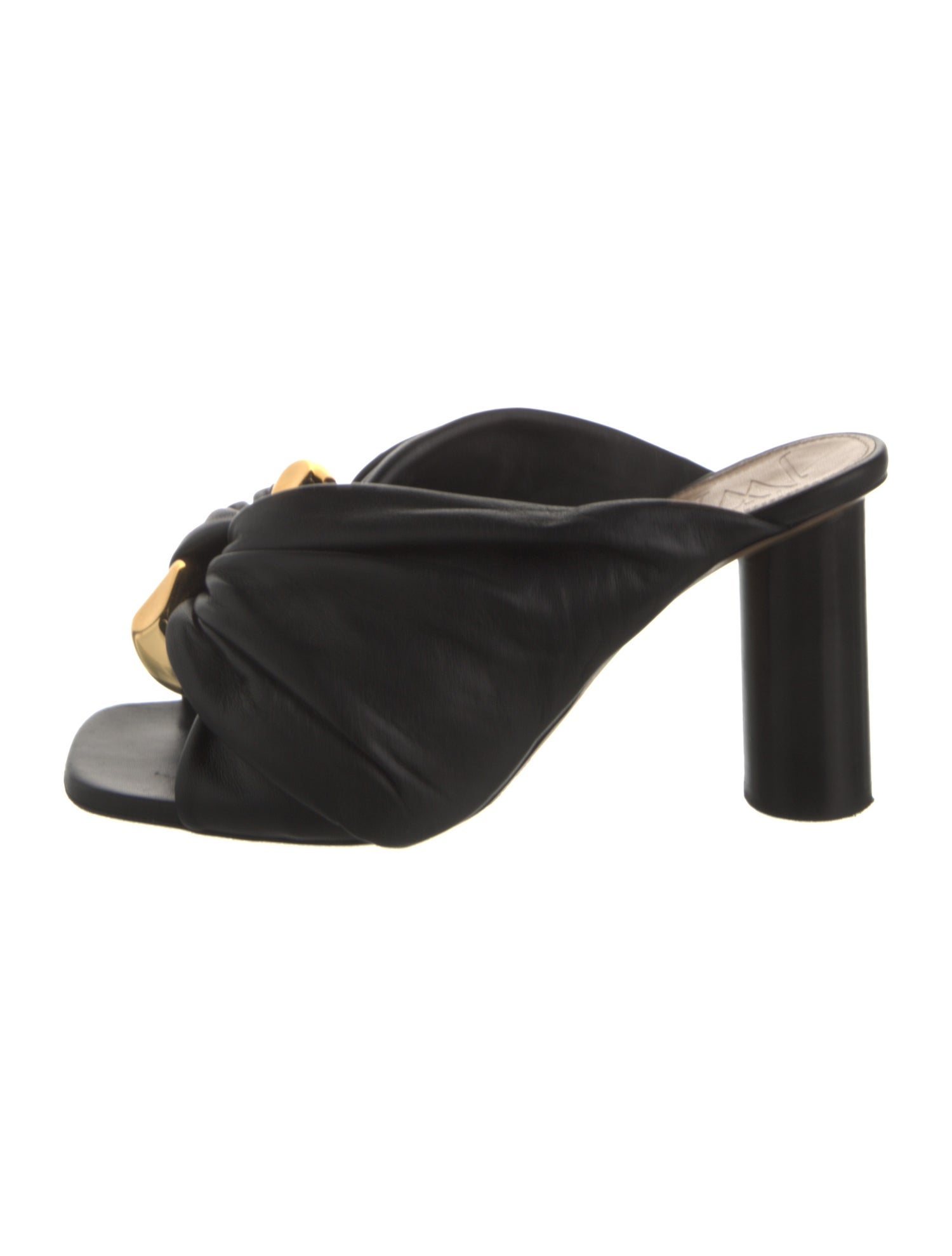 J.W. Anderson Leather Colorblock Pattern Slides