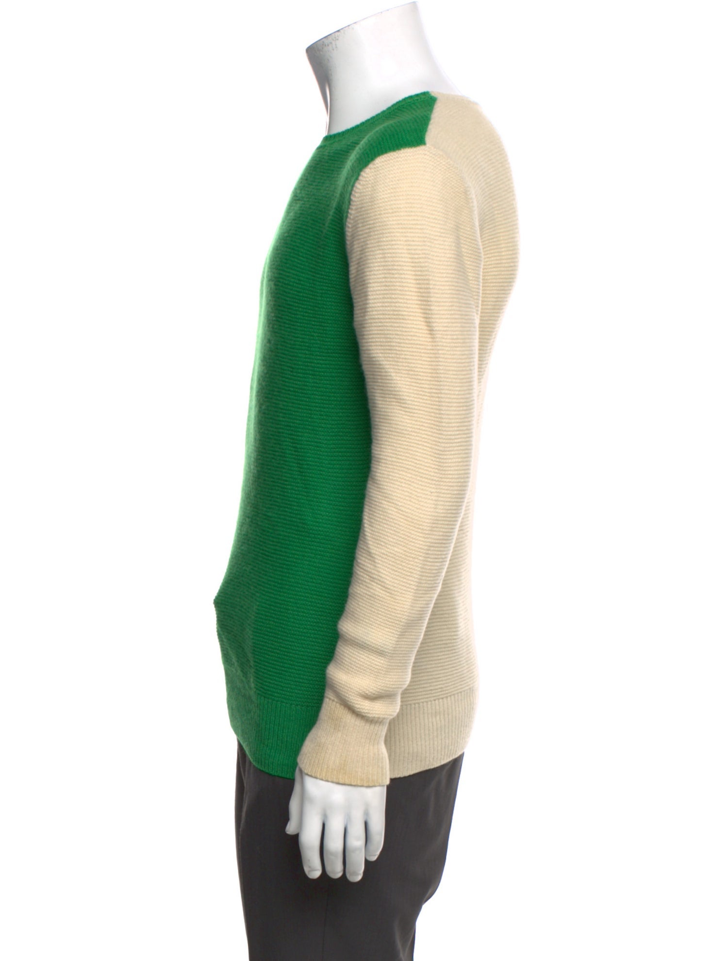 J.W. Anderson Cashmere Colorblock Pattern Pullover