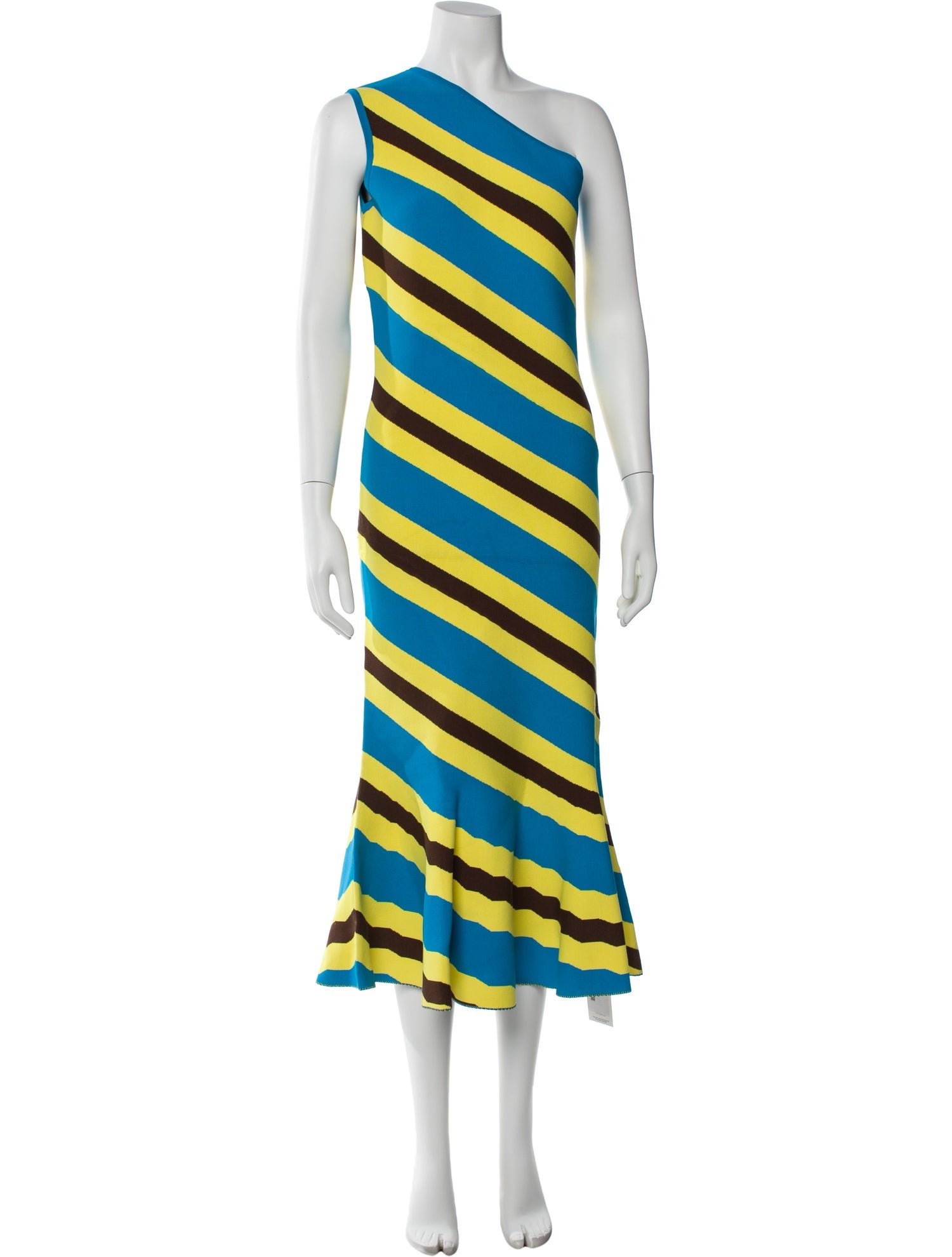 J.W. Anderson Striped Long Dress
