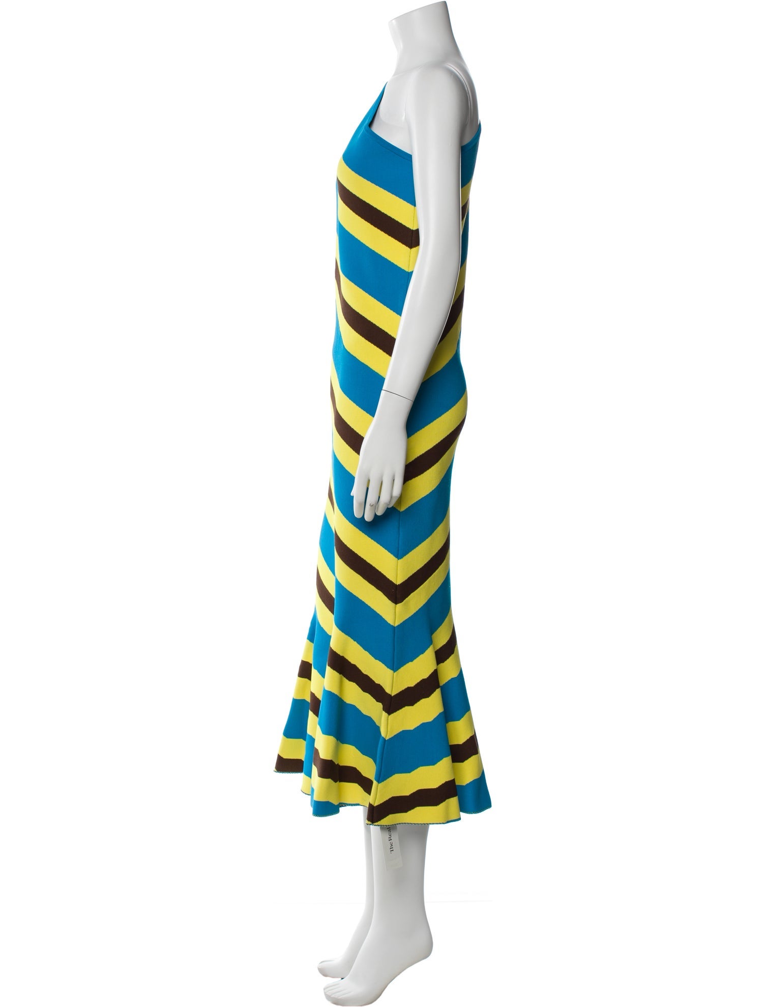 J.W. Anderson Striped Long Dress