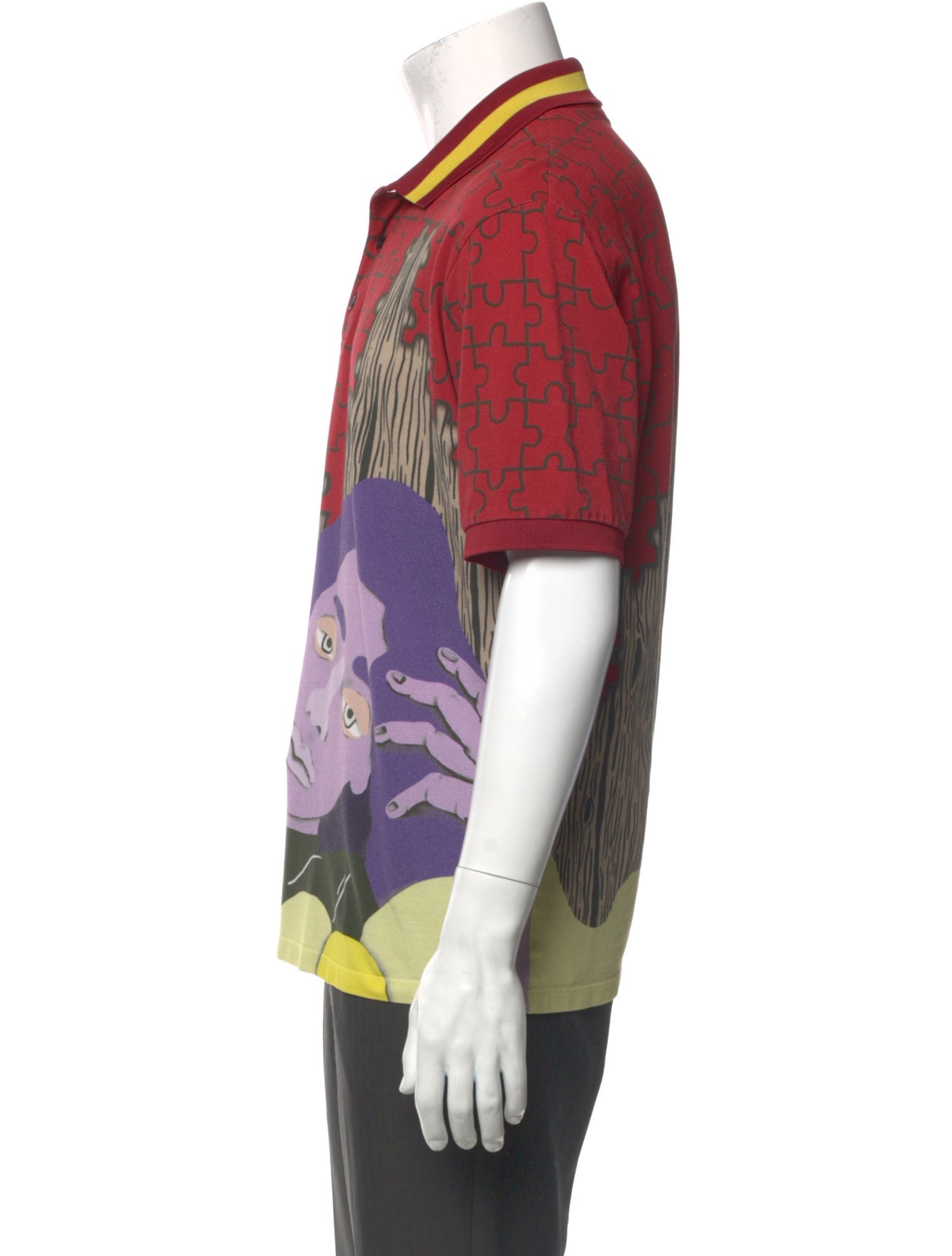 J.W. Anderson Printed Collar Polo Shirt