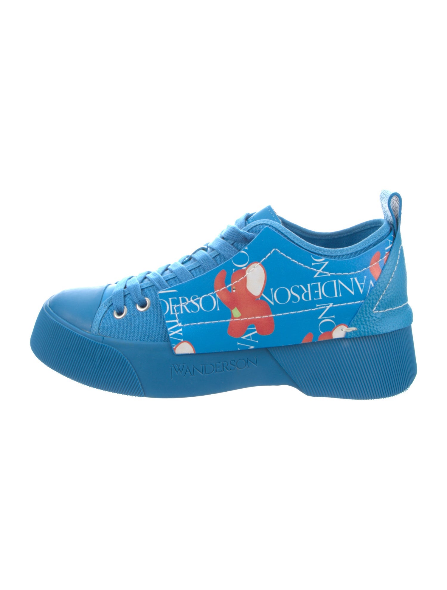 J.W. Anderson Leather Printed Sneakers