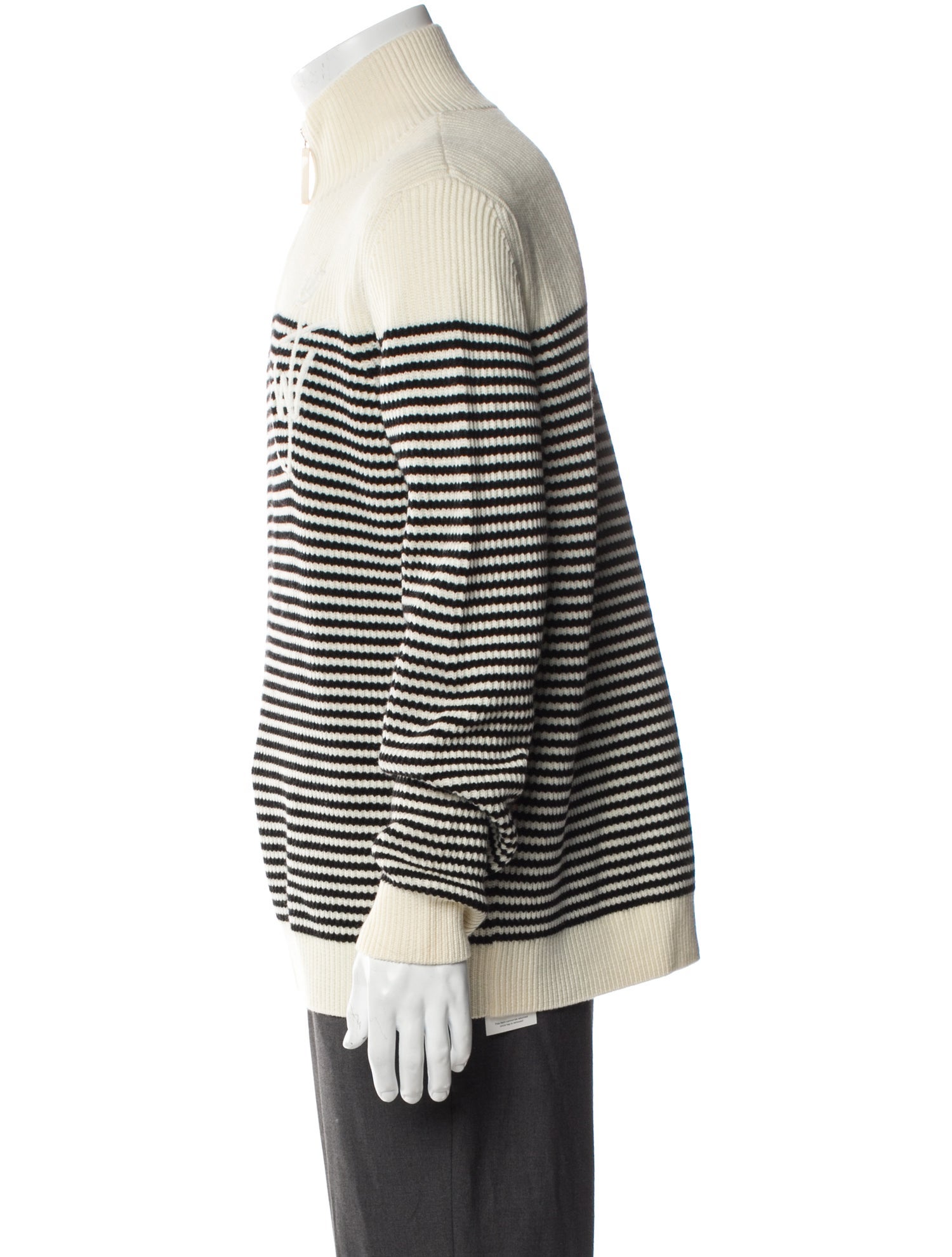 J.W. Anderson Merino Wool Striped Cardigan
