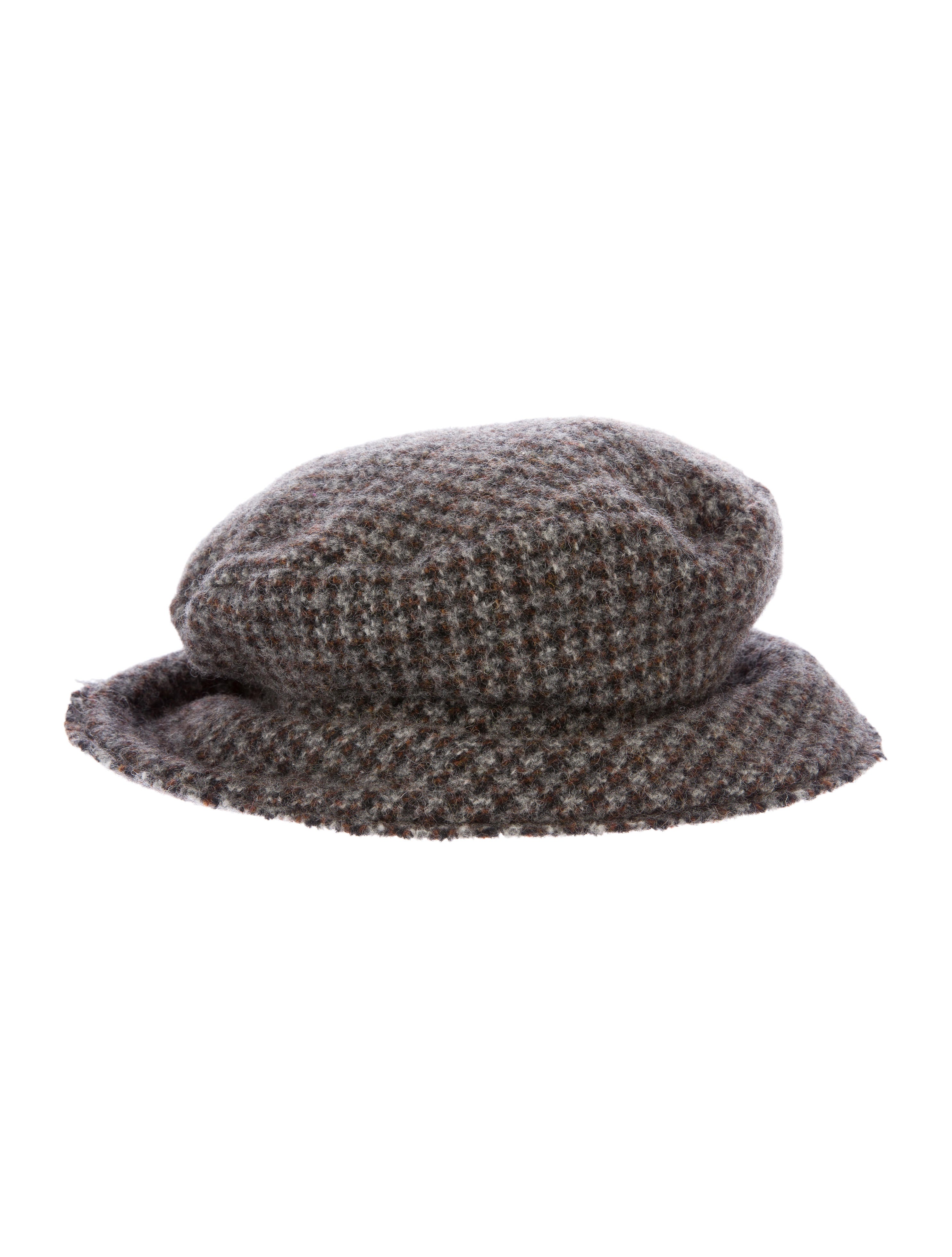 Junya Watanabe Comme des Garçons Houndstooth Bucket Hat - Brown