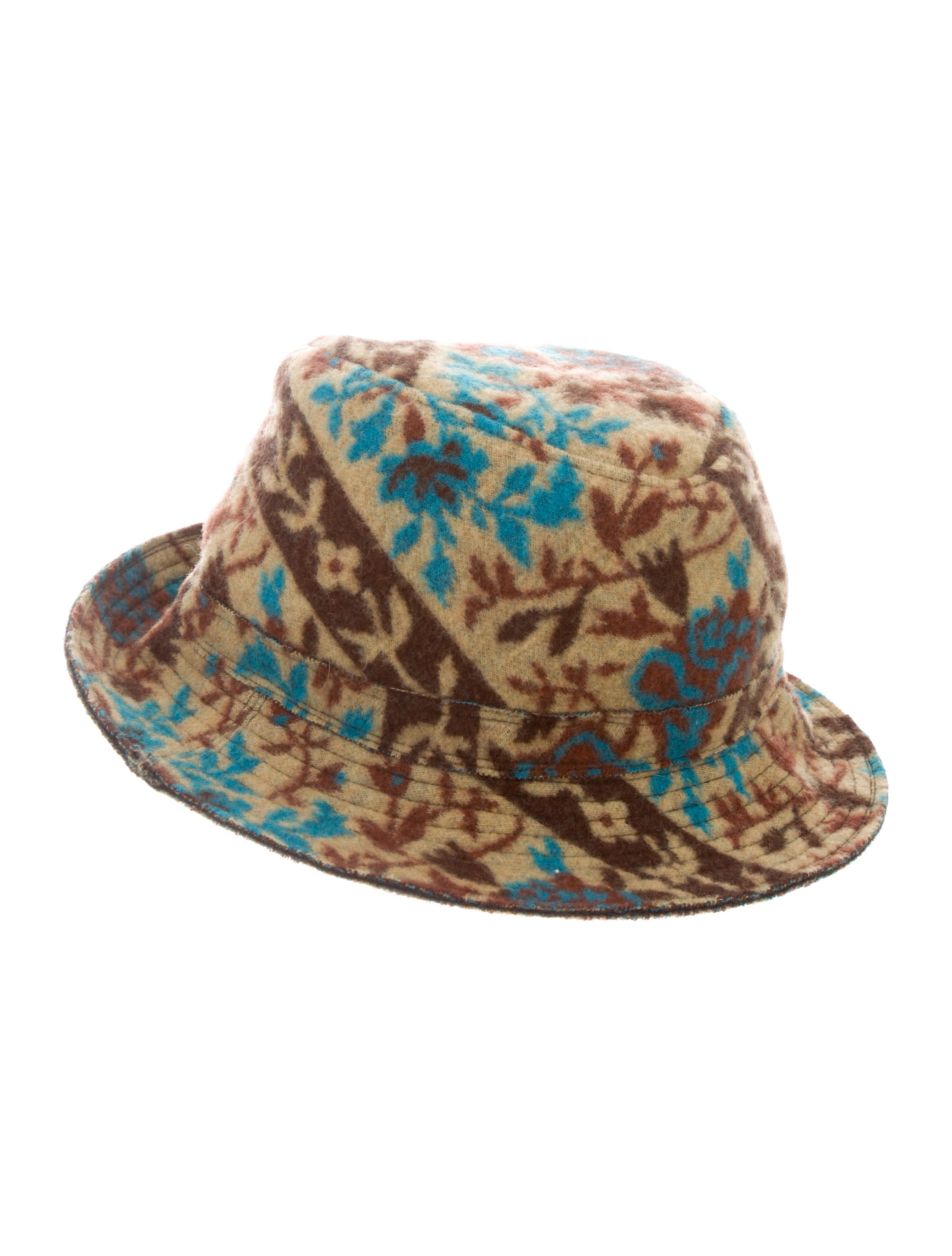 Junya Watanabe Comme des Garçons Patterned Wool bucket Hat