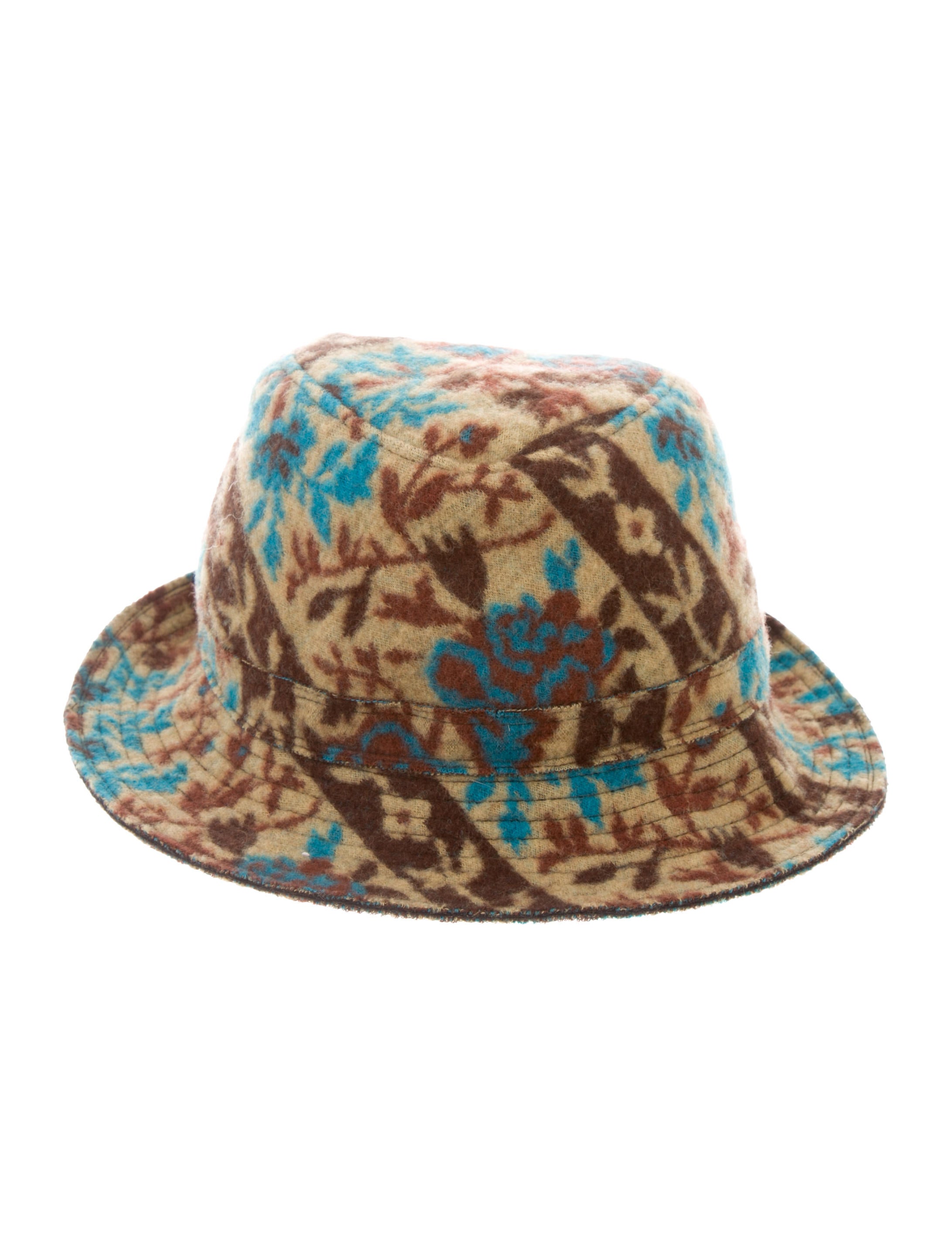 Junya Watanabe Comme des Garçons Patterned Wool bucket Hat