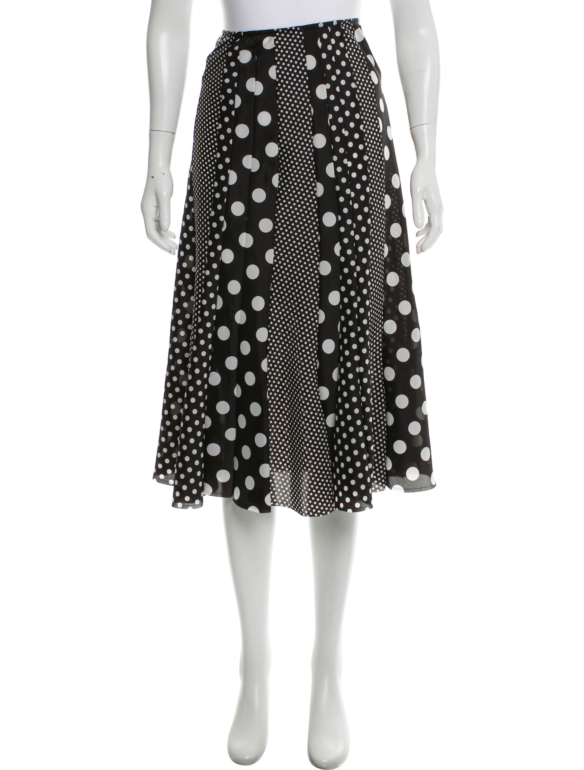 Junya Watanabe Comme des Garçons Polka Dot Midi Skirt