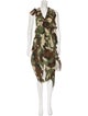 Junya Watanabe Comme des Garçons Camo Print Plissé Dress