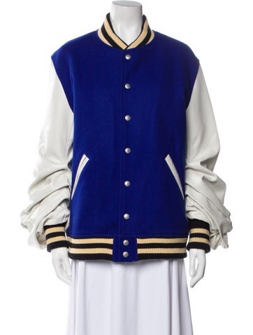 Junya Watanabe Comme des Garçons Jackets Wool Colorblock Pattern Bomber Jacket S