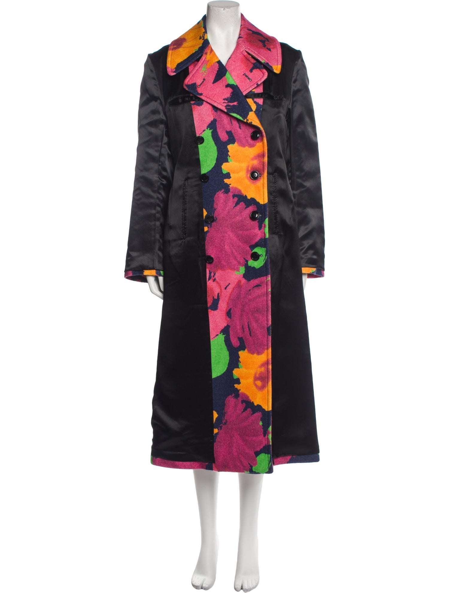 Junya Watanabe Comme des Garçons Floral Print Coat w/ Tags