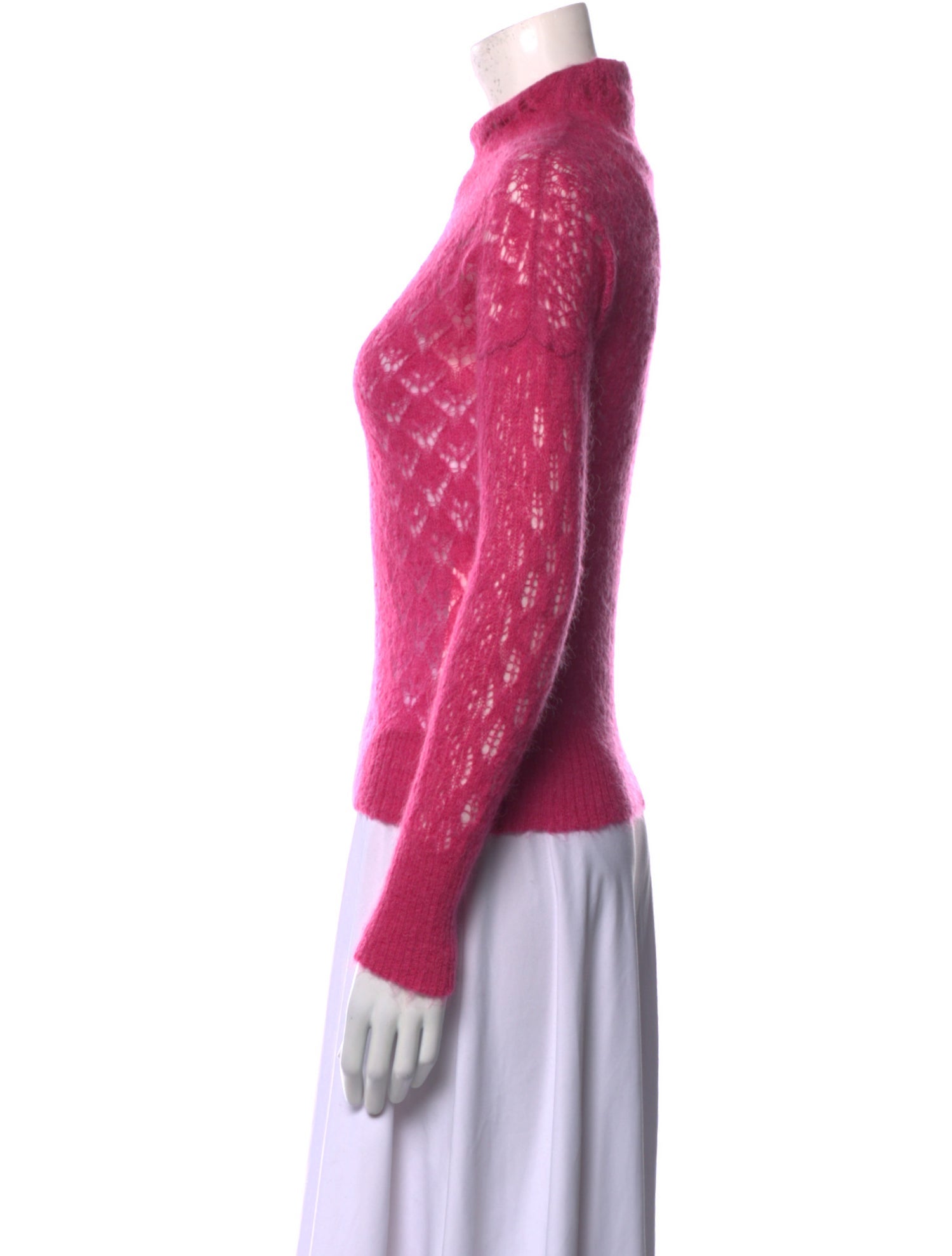 Junya Watanabe Comme des Garçons Wool Mock Neck Sweater