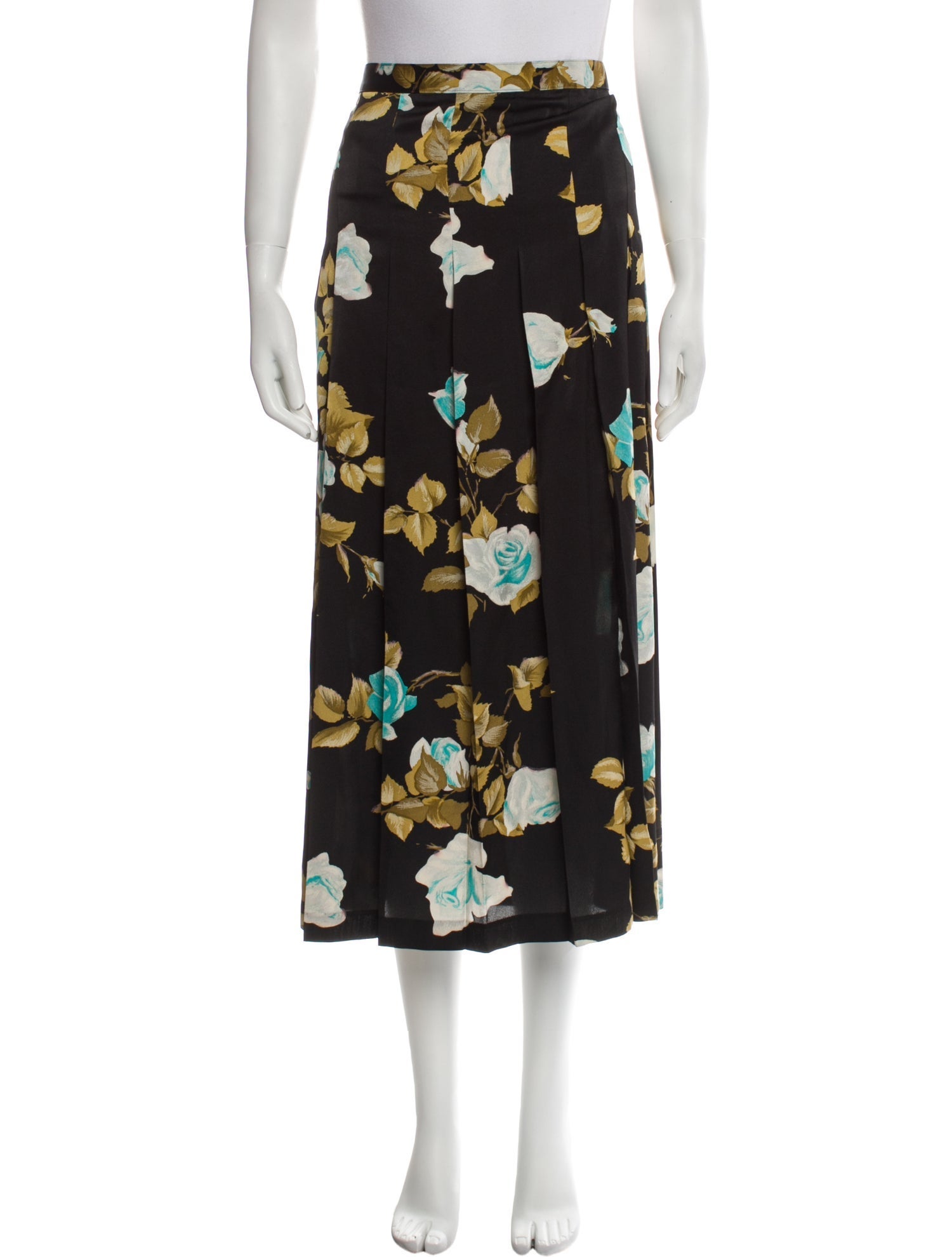 Junya Watanabe Comme des Garçons Floral Print Midi Length Skirt w/ Tags