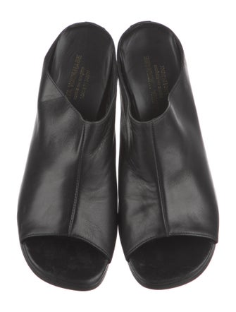 Junya Watanabe Comme des Garçons Leather Slides