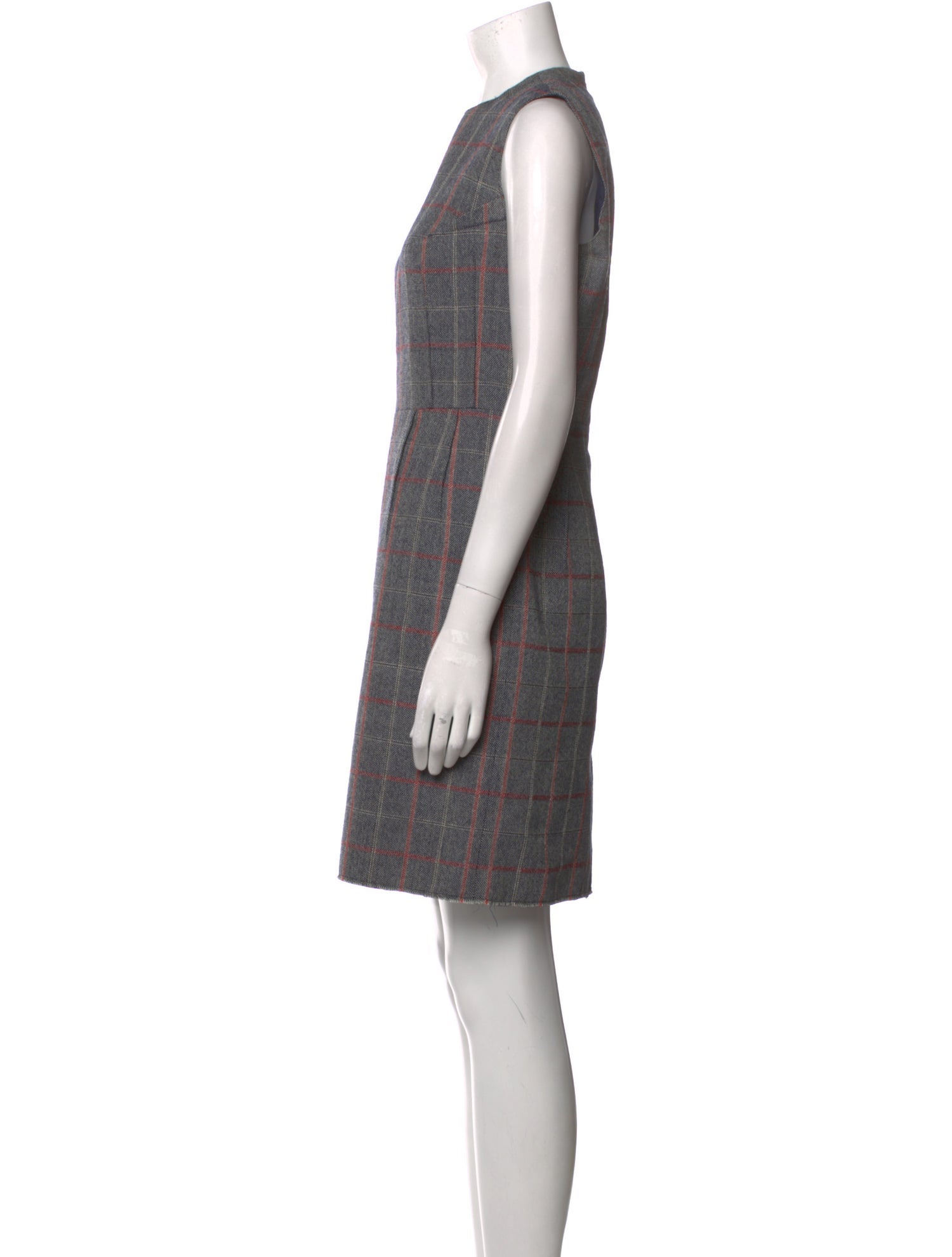 Junya Watanabe Comme des Garçons Wool Knee-Length Dress