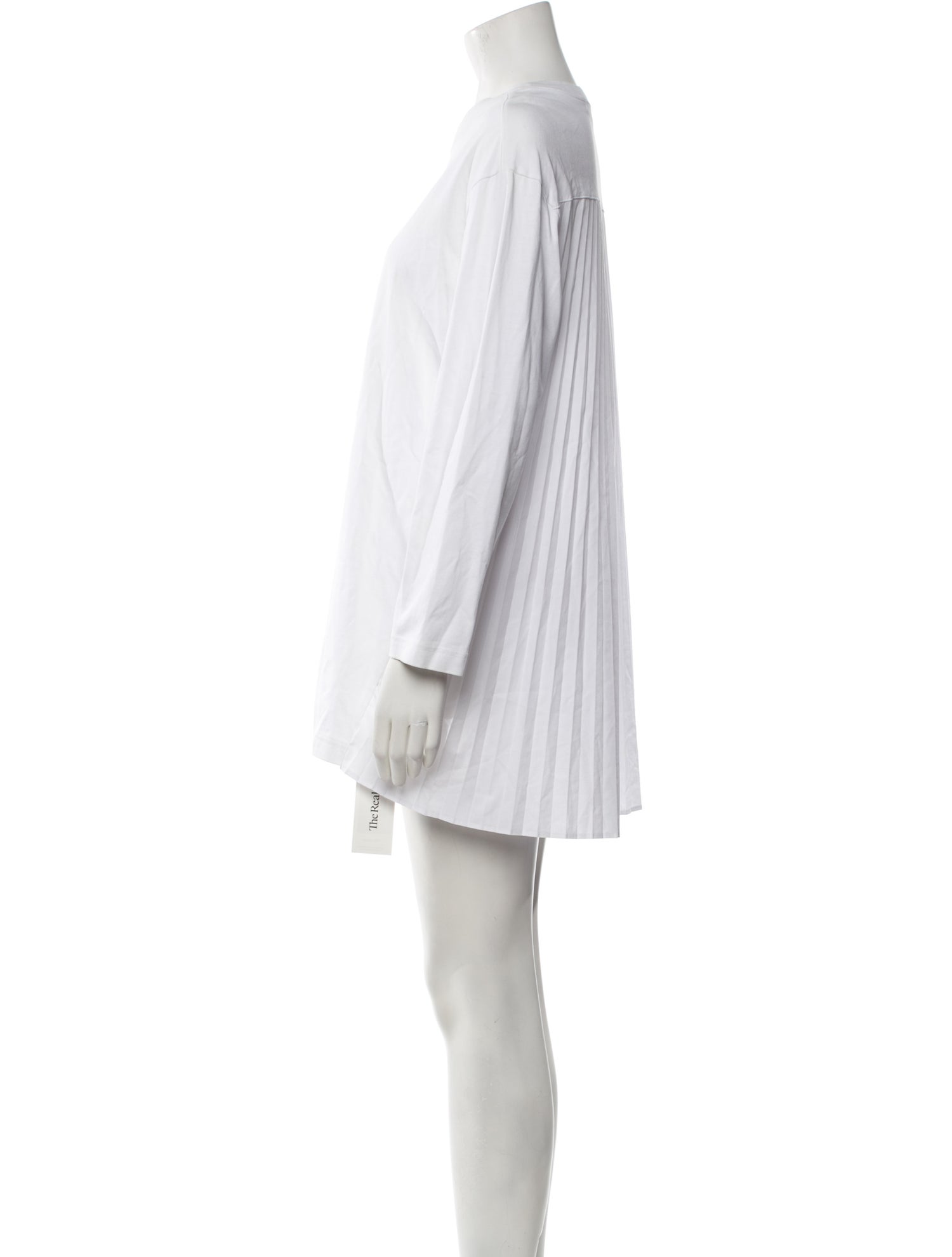 Junya Watanabe Comme des Garçons Cowl Neck Three-Quarter Sleeve Tunic