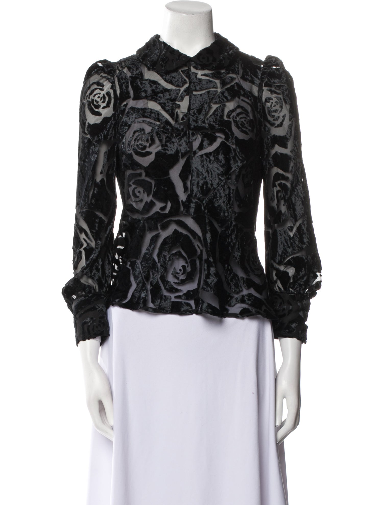 Junya Watanabe Comme des Garçons Floral Print Evening Jacket