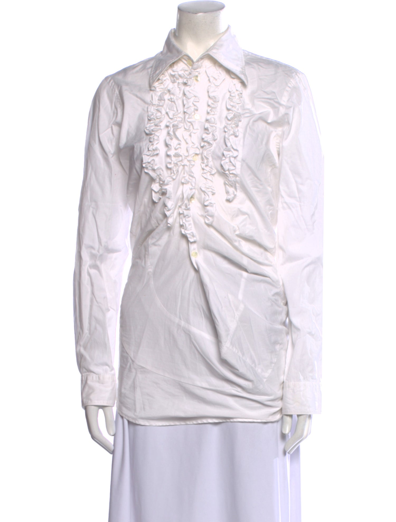 Junya Watanabe Comme des Garçons Long Sleeve Button-Up Top