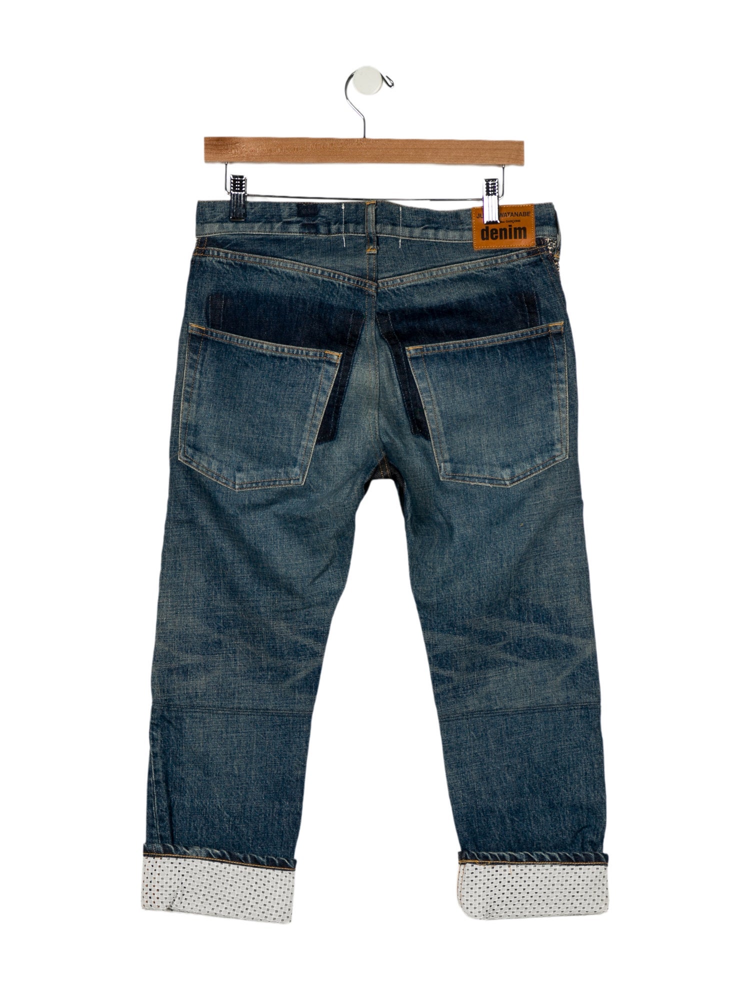 Junya Watanabe Comme des Garçons Mid-Rise Straight Leg Jeans