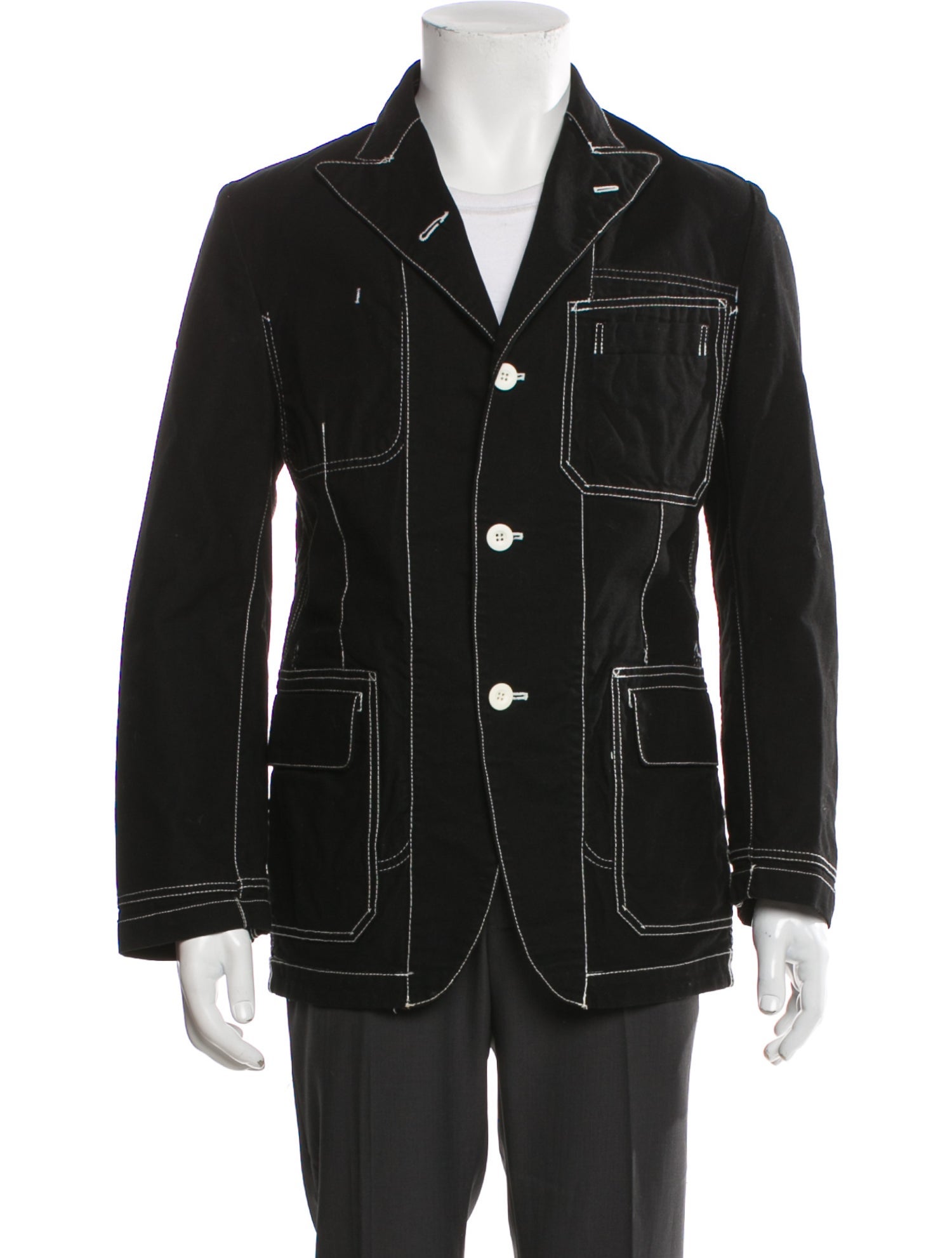 vn_nv703品 Junya Watanabe Comme des Garçons Oxford Check Utility Vest w