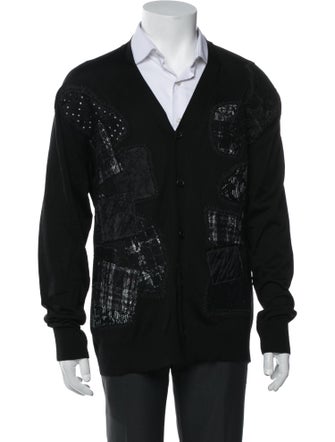 Junya Watanabe Comme des Garçons Silk Printed Cardigan