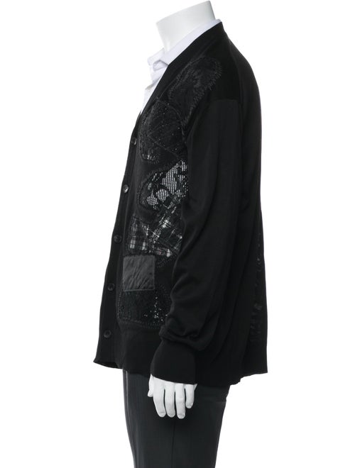 Junya Watanabe Comme des Garçons Silk Printed Cardigan