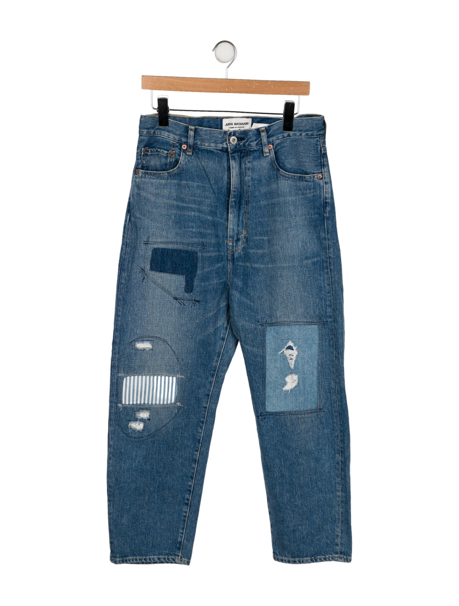 Junya Watanabe Comme des Garçons High-Rise Straight Leg Jeans