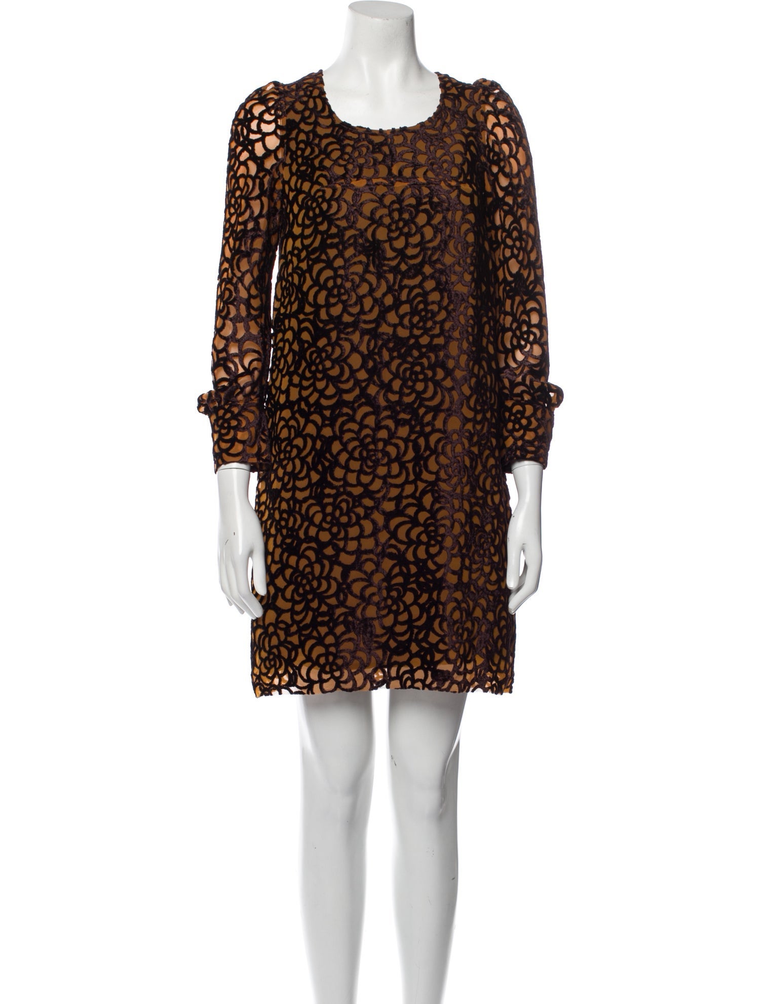 Junya Watanabe Comme des Garçons Animal Print Mini Dress