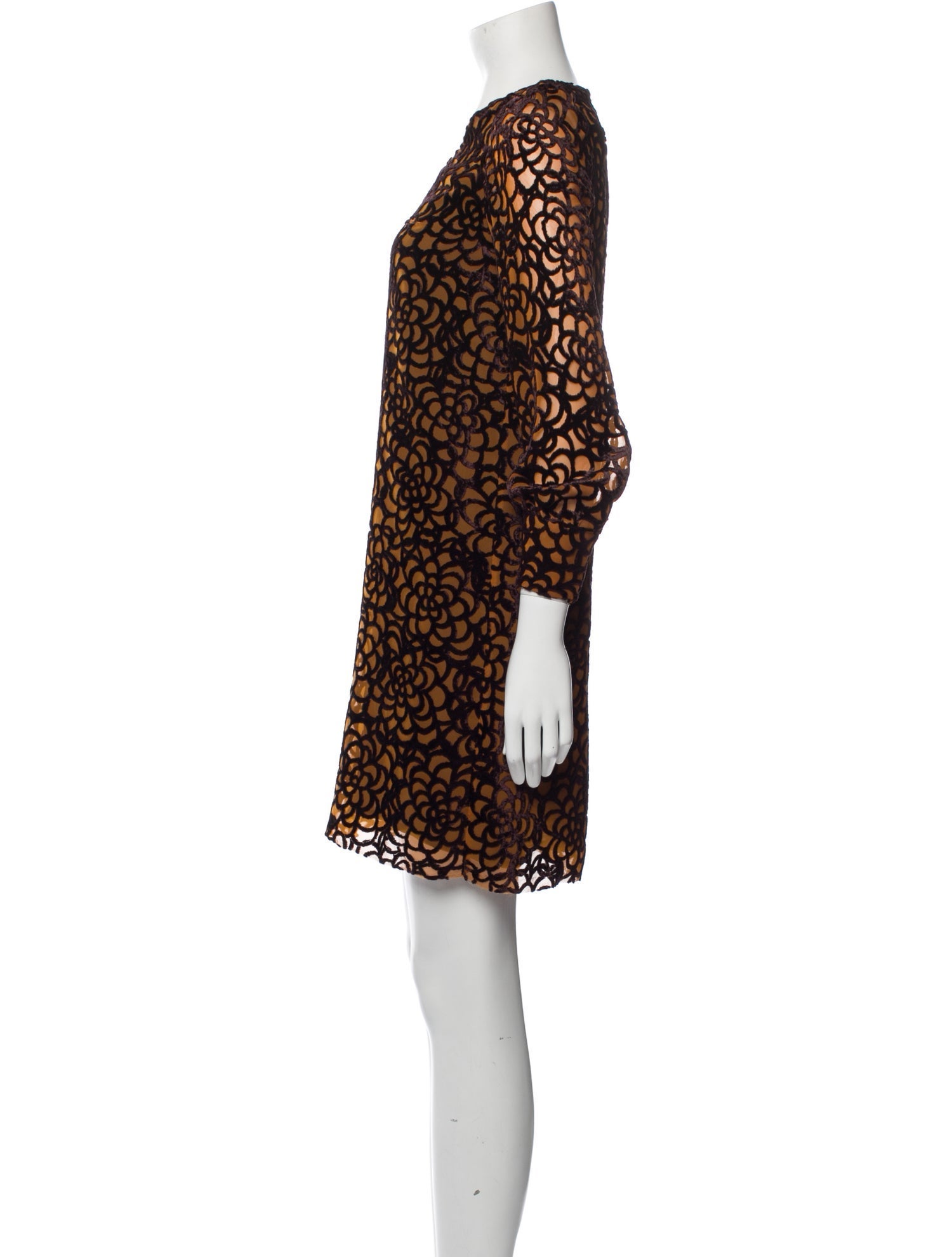 Junya Watanabe Comme des Garçons Animal Print Mini Dress